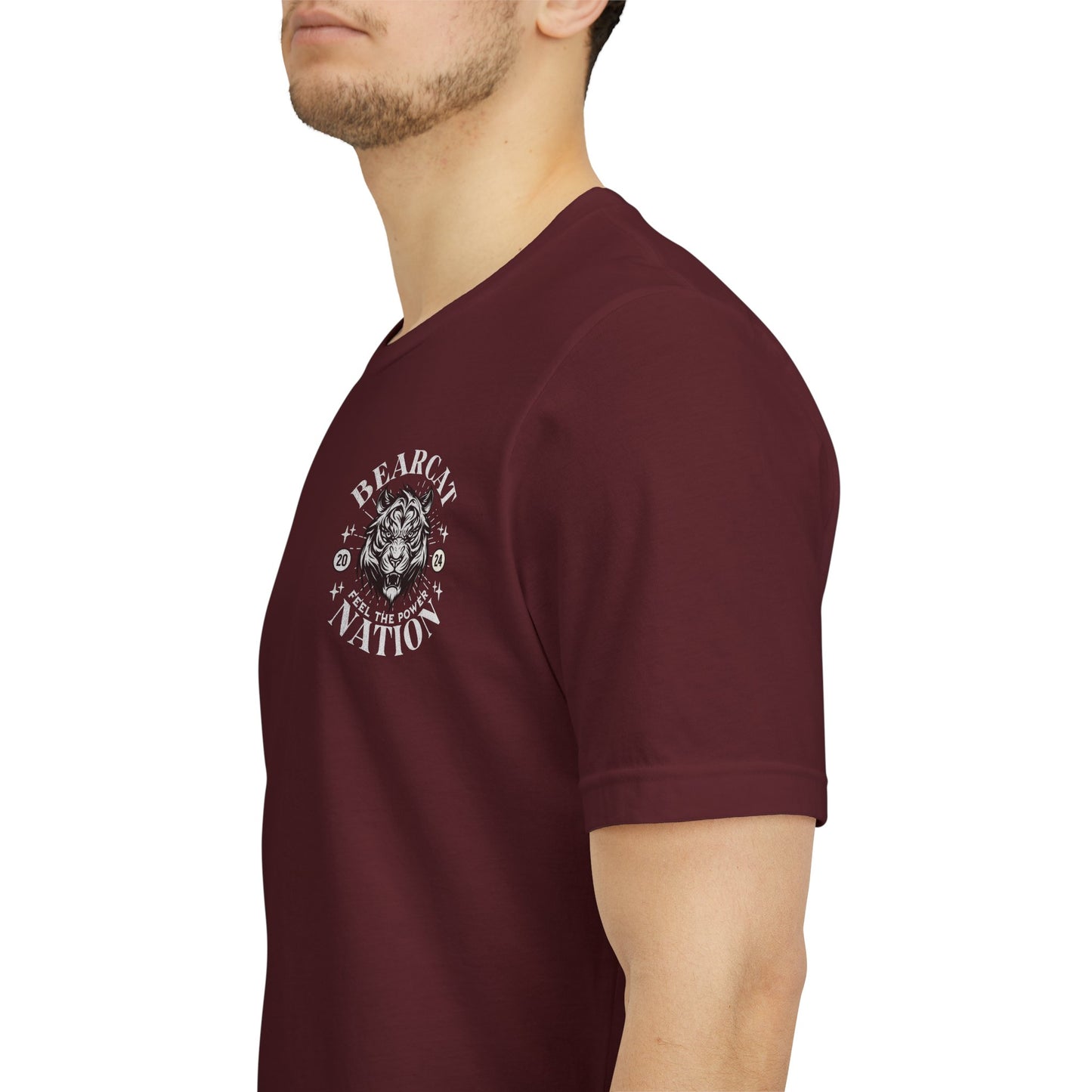 Bearcat Nation POCKET DESIGN - Bella Canvas 3001 Unisex Jersey Short Sleeve Tee