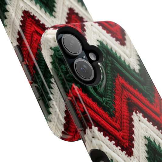 Funda navideña vintage afgana para teléfono - Funda navideña personalizada y resistente a impactos
