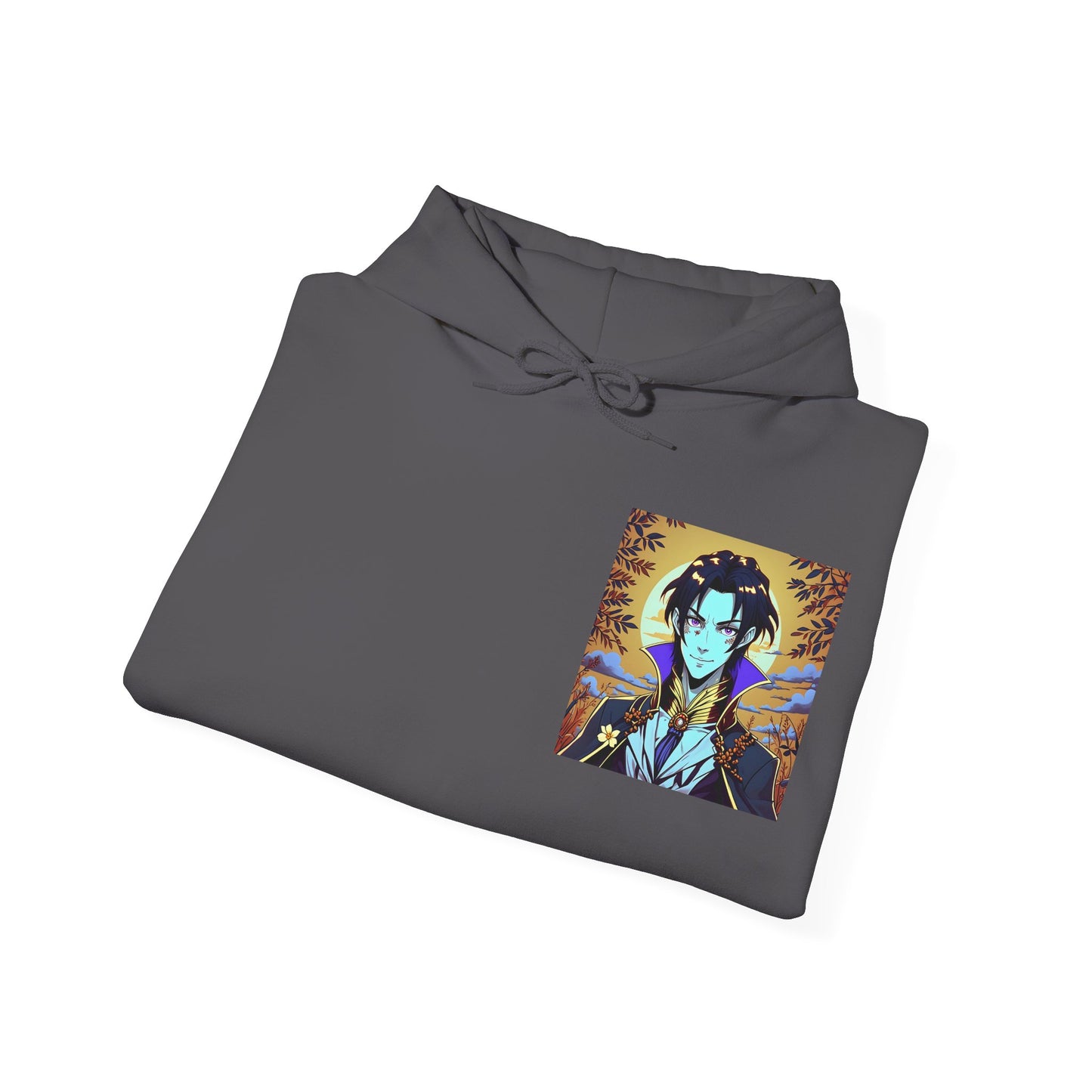 Anime Hoodie Vampire Halloween Unisex Heavy Blend™ Hooded Sweatshirt Gildan 18500