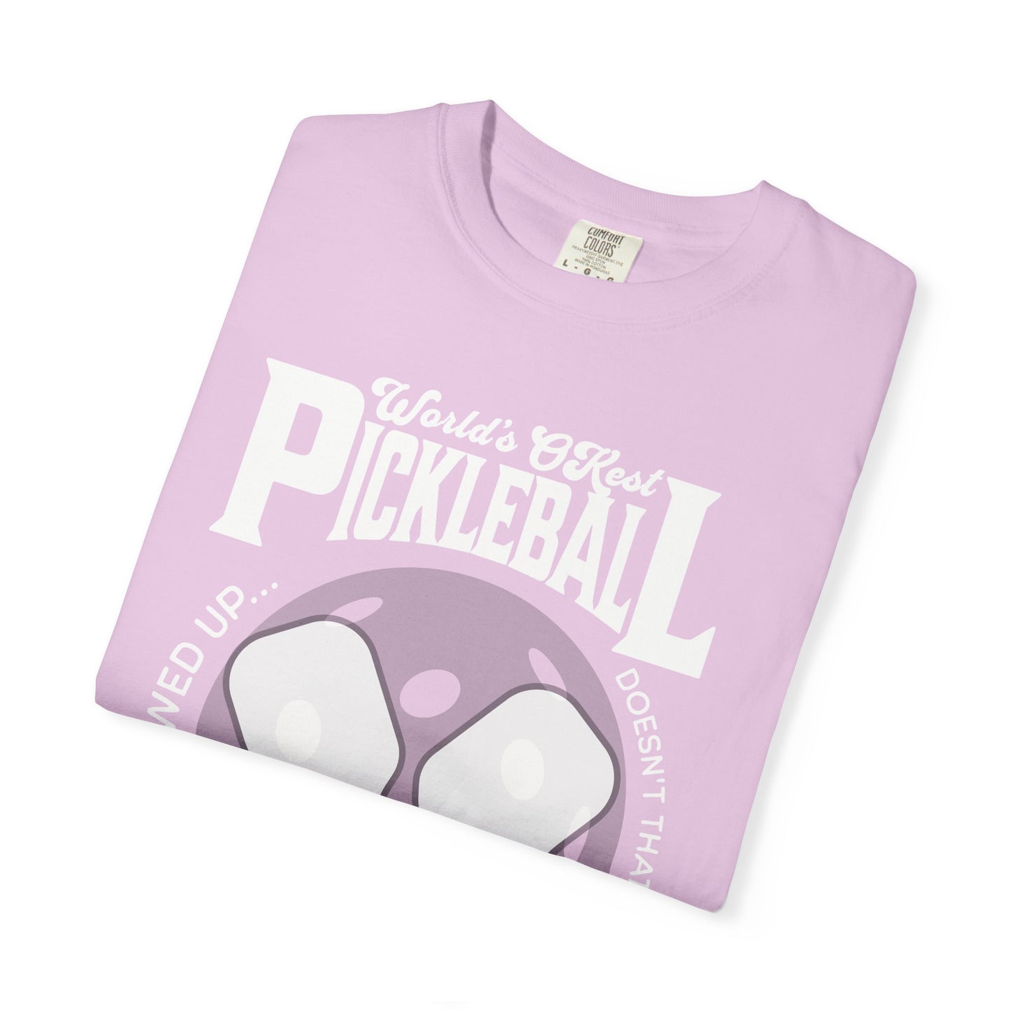 World's OKest Pickleball Player T-Shirt - Unisex Tee COMFORT COLORS funny pickleball shirt