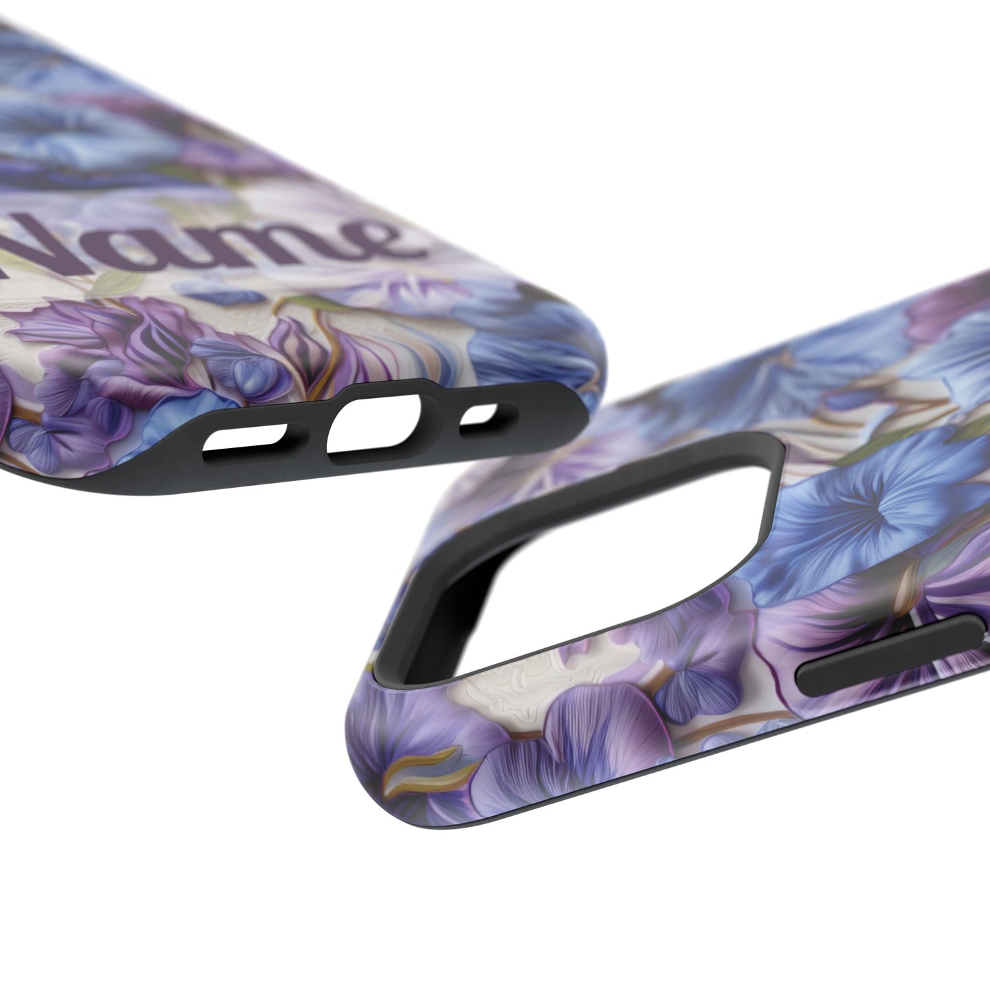 September Birth Flower Phone Case • Morning Glory iPhone Cover • Purple MagSafe Gift