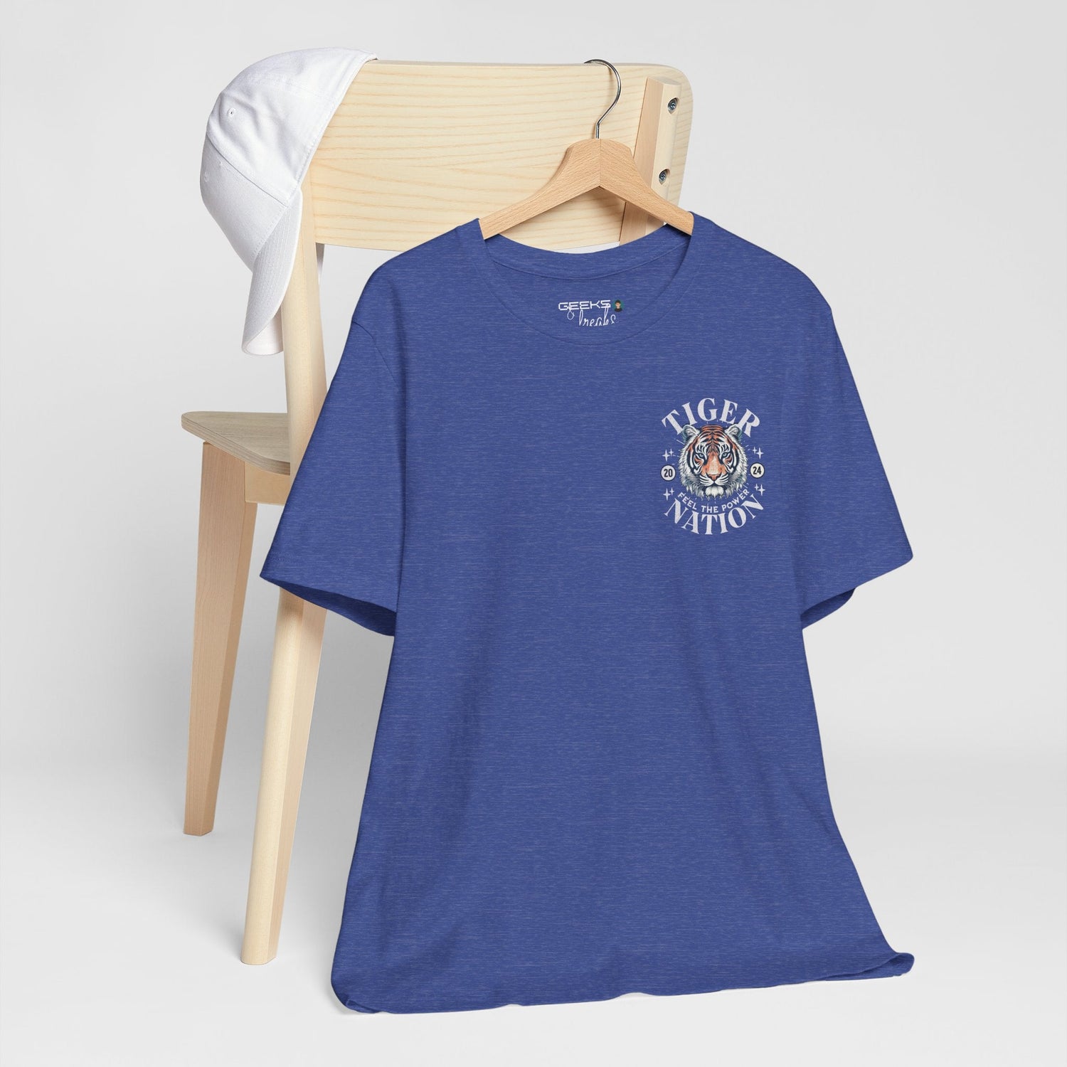 Local school mascot pocket-design tee