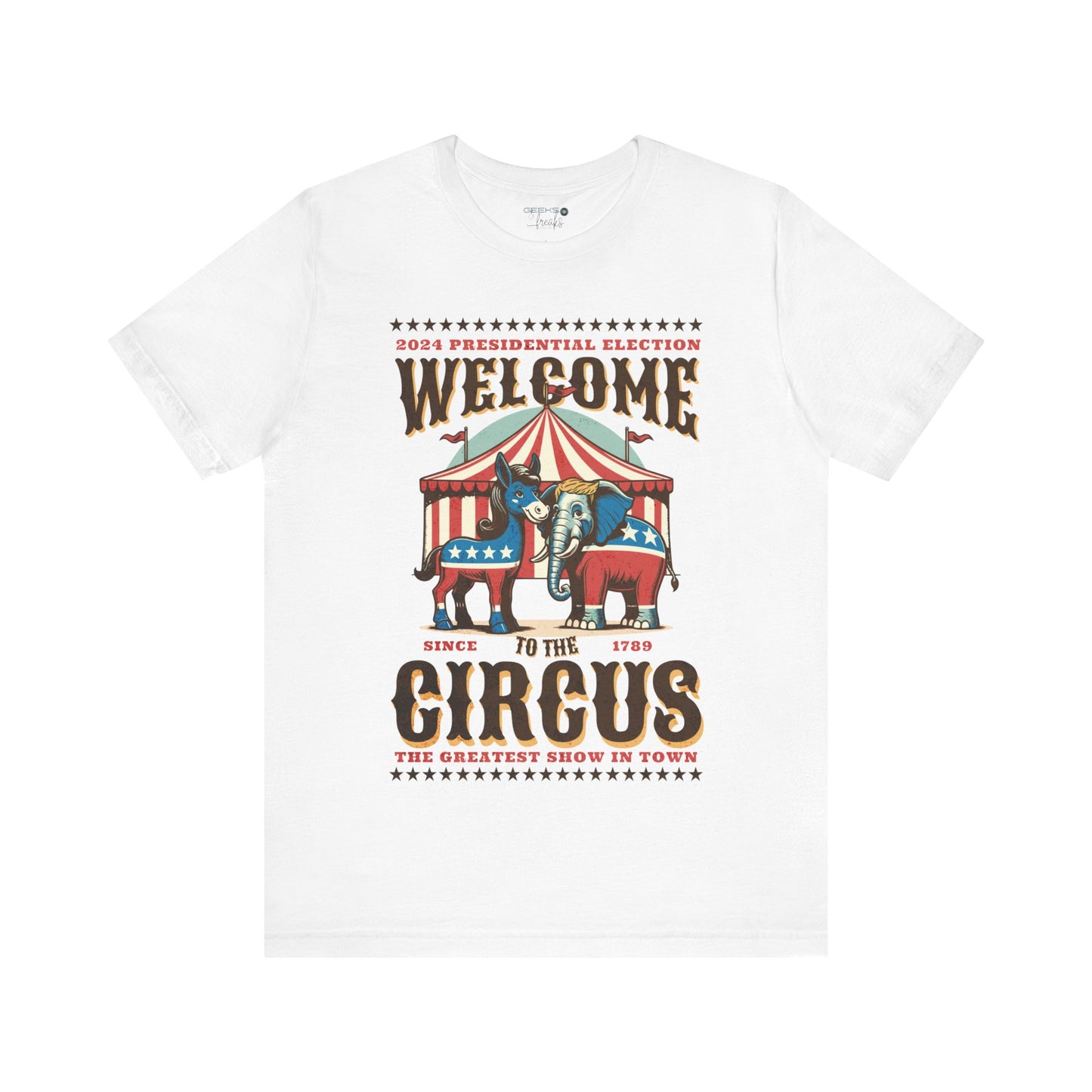 Political Election Circus 2024 - Bella Canvas 3001 Crewneck t-shirt