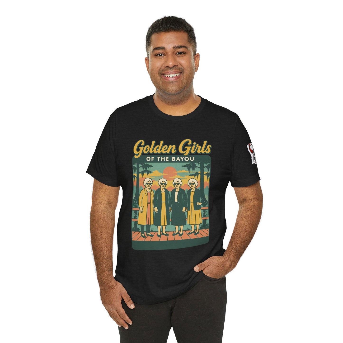 CAJUN DEB Golden Girls of the Bayou shirt Unisex Jersey Short Sleeve Tee Bella Canvas 3001 T-Shirt MDS Awareness