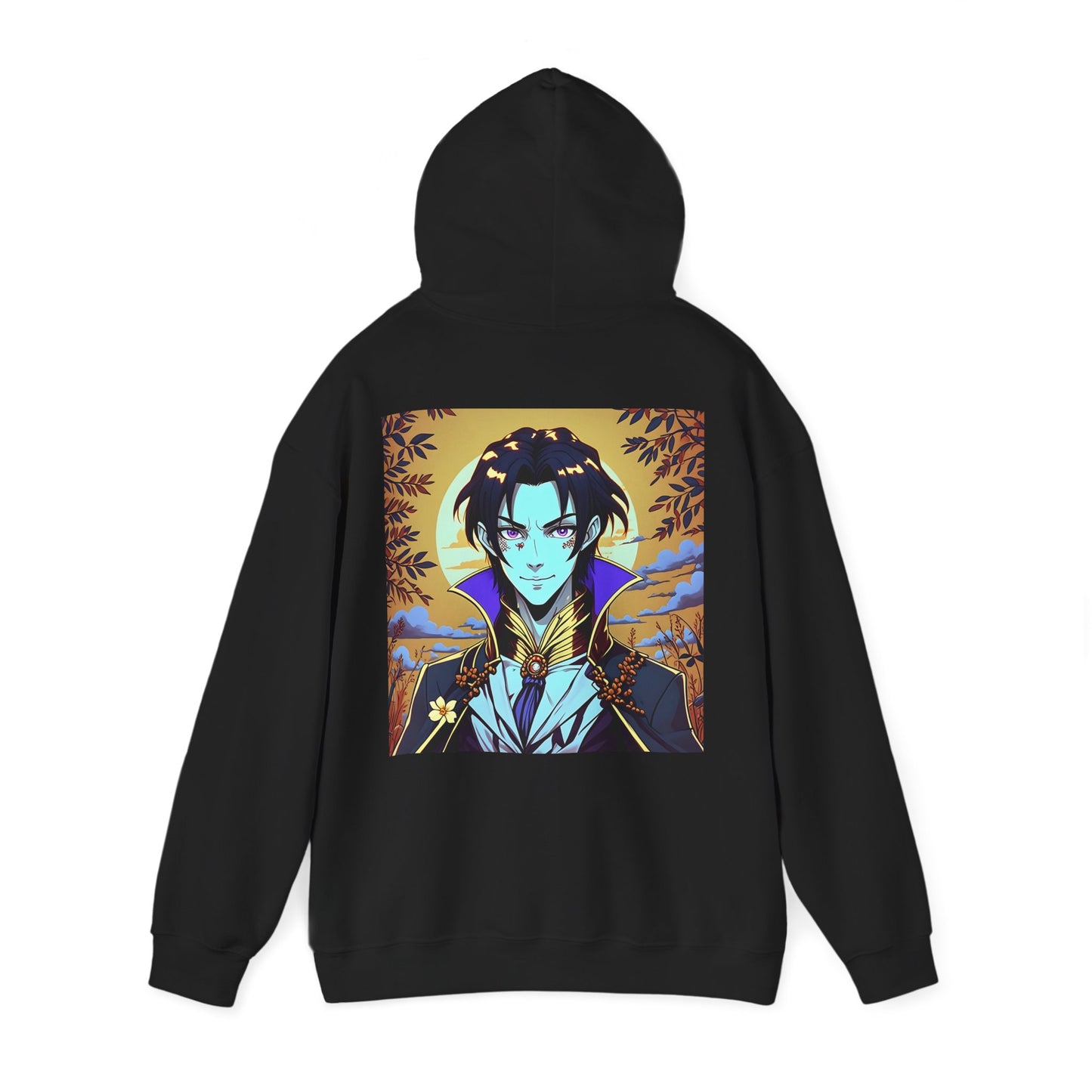 Anime Hoodie Vampire Halloween Unisex Heavy Blend™ Hooded Sweatshirt Gildan 18500