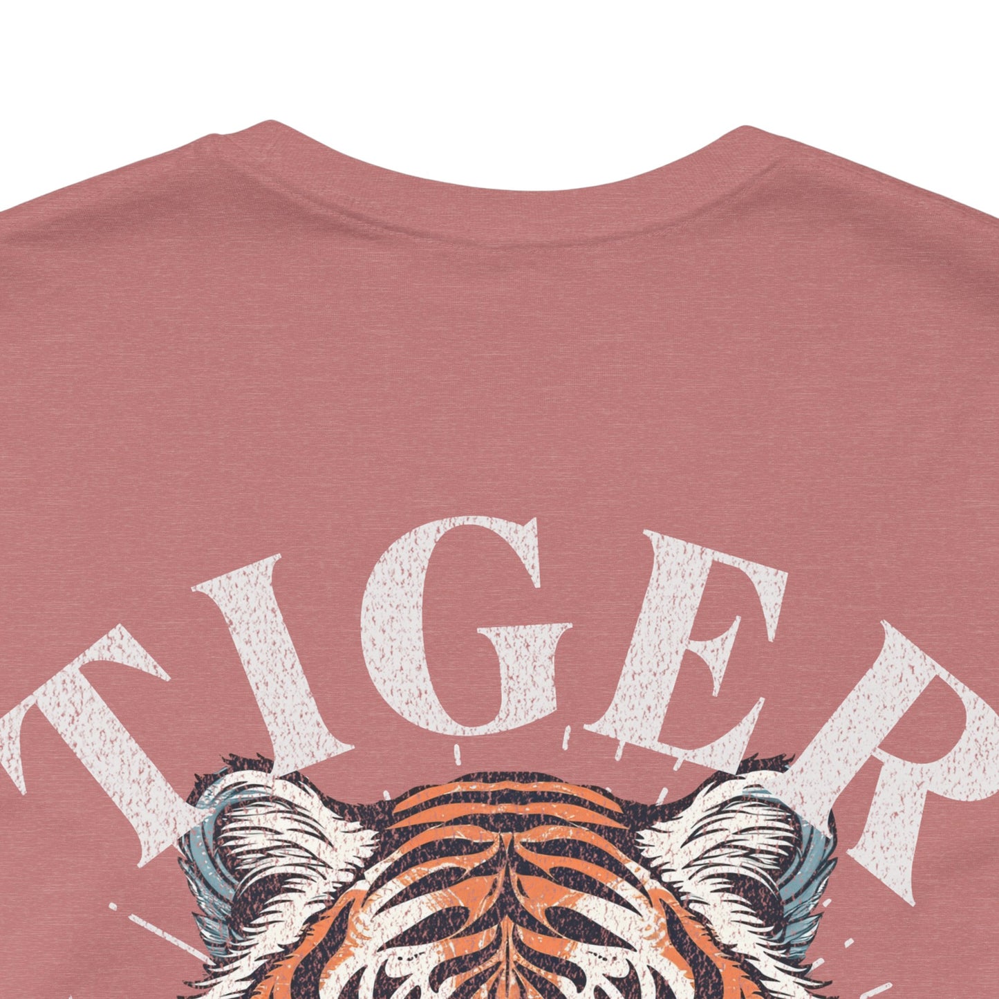 Tiger Nation Two-Sided Graphic T-shirt - Bella Canvas 3001 Unisex Jersey Short Sleeve Tee