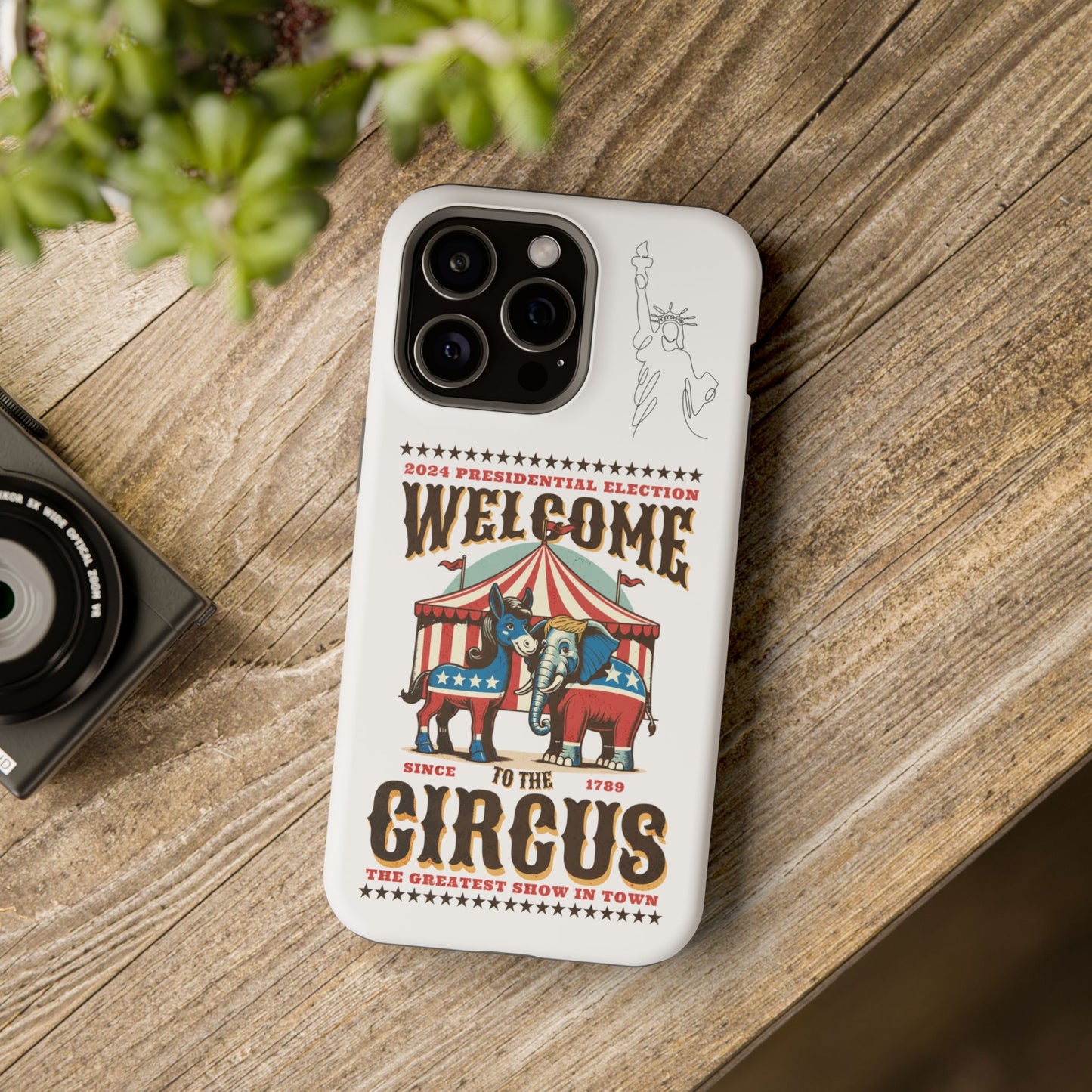 Political phone case - Magnetic Phone Case for iPhone