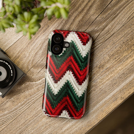 Funda navideña vintage afgana para teléfono - Funda navideña personalizada y resistente a impactos