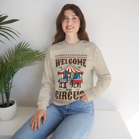 Elecciones políticas 2024 - Sudadera unisex de cuello redondo Gildan 18000 