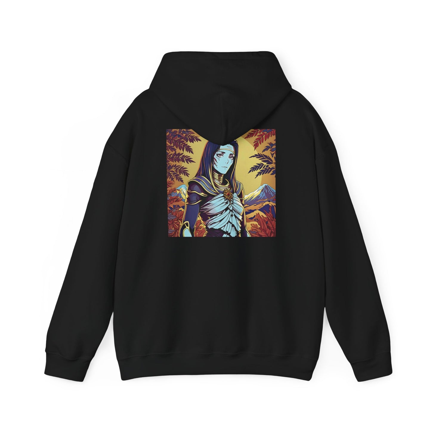 Anime Hoodie Mummy Halloween Unisex Heavy Blend™ Hooded Sweatshirt Gildan 18500