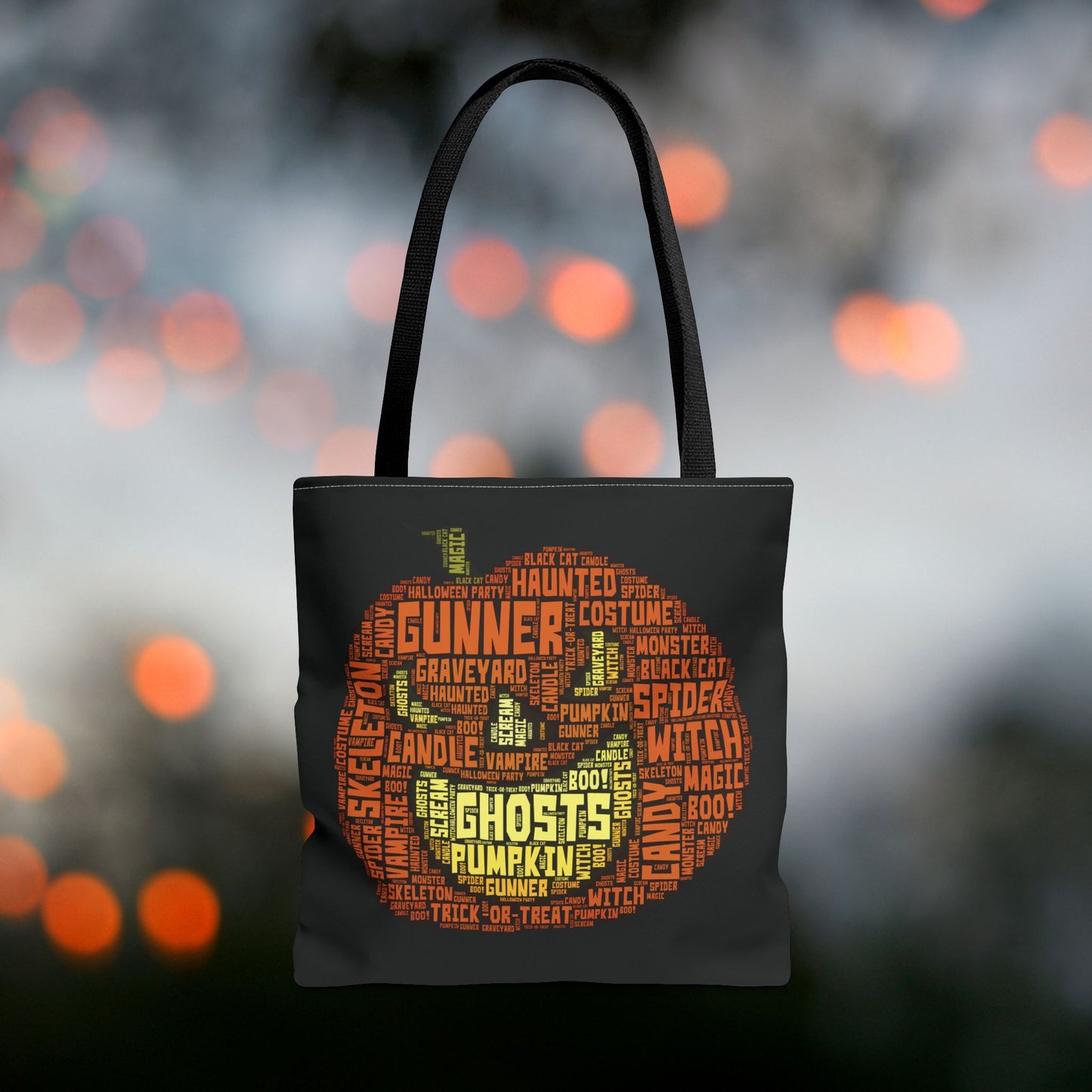 Personalized Trick-or-Treat Bag | Custom Halloween Bag with Child's Name | Personalized Pumpkin Candy Tote