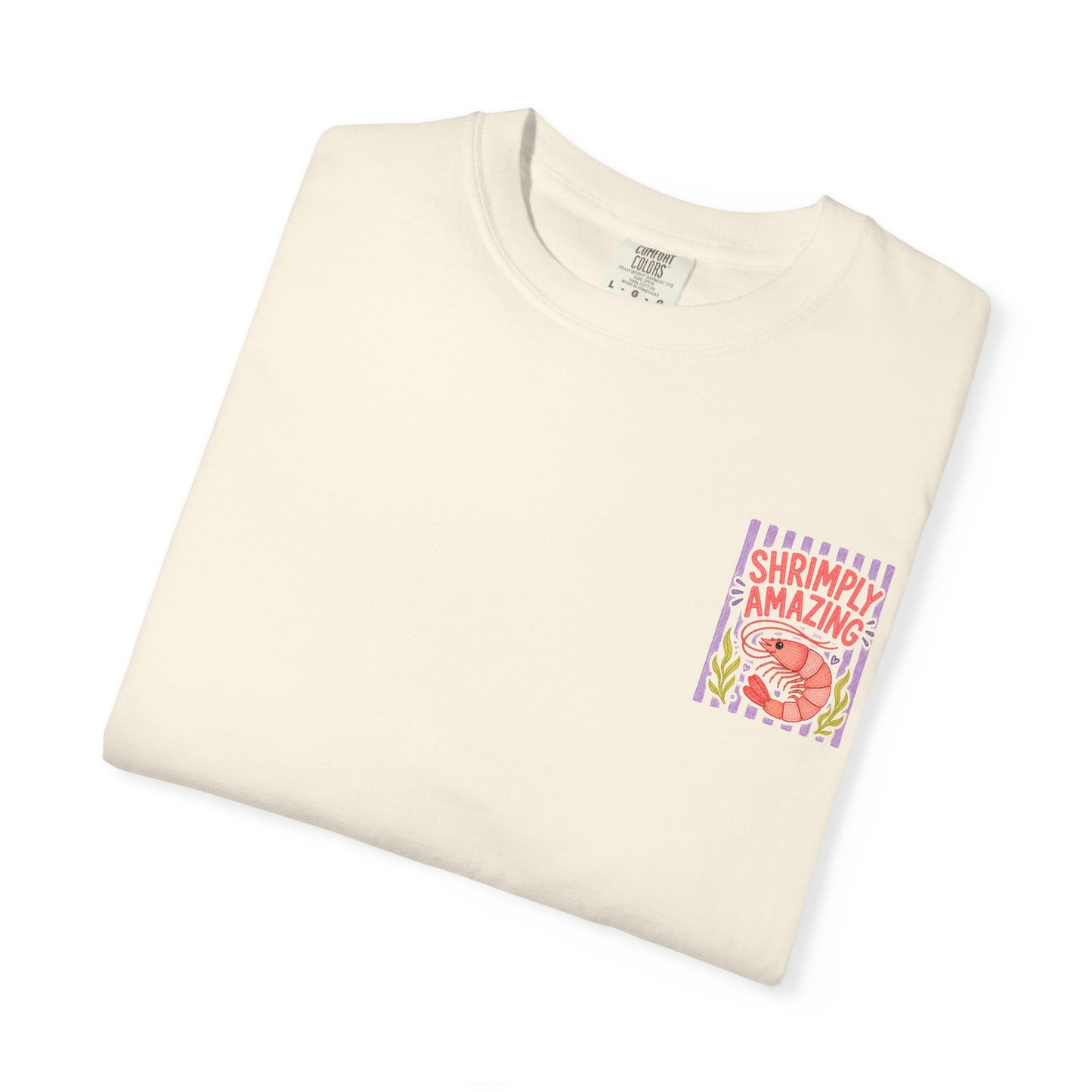 Shrimply Amazing Shrimp Shirt | Comfort Colors 1717 | Funny Seafood Tee | Cajun Deb Collection