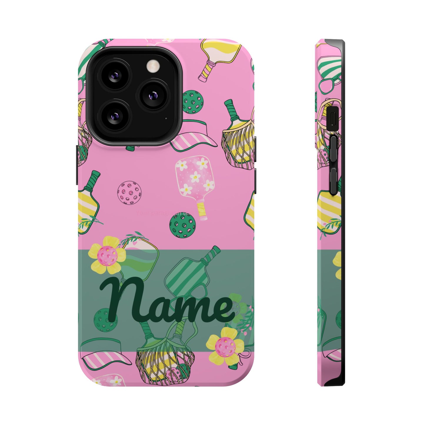 Pickleball Pro: Custom Magnetic Tough Case Personalized