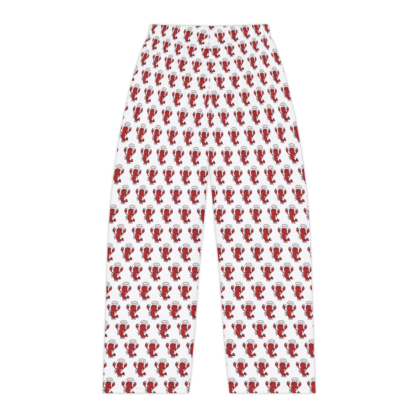 CAJUN DEB Crawfish Print Women's Pajama Pants, Cozy Sleepwear, Louisiana Gifts, Summer Nights, Seafood Lover's Lounge Pants
