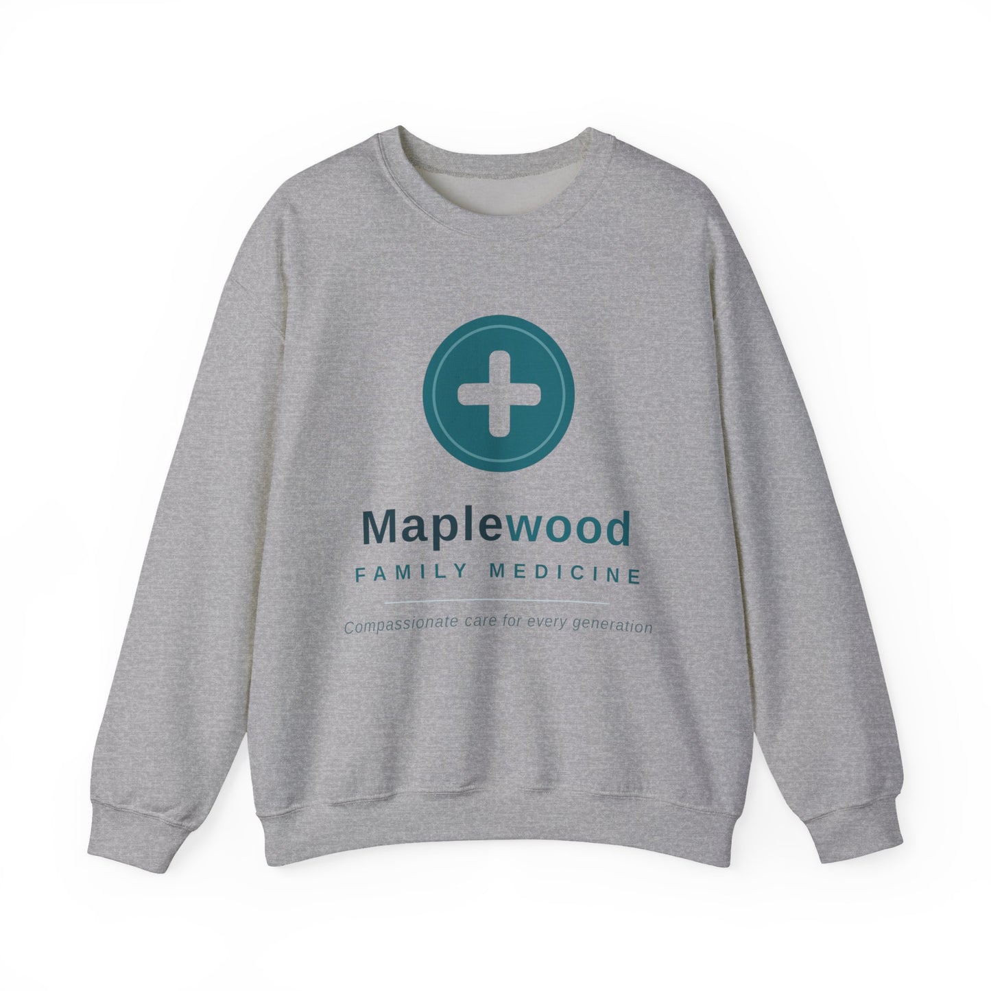 Custom Medical Office Logo Sweatshirt Clinic Team Gift Personalized Practice Crewneck Gildan 18000