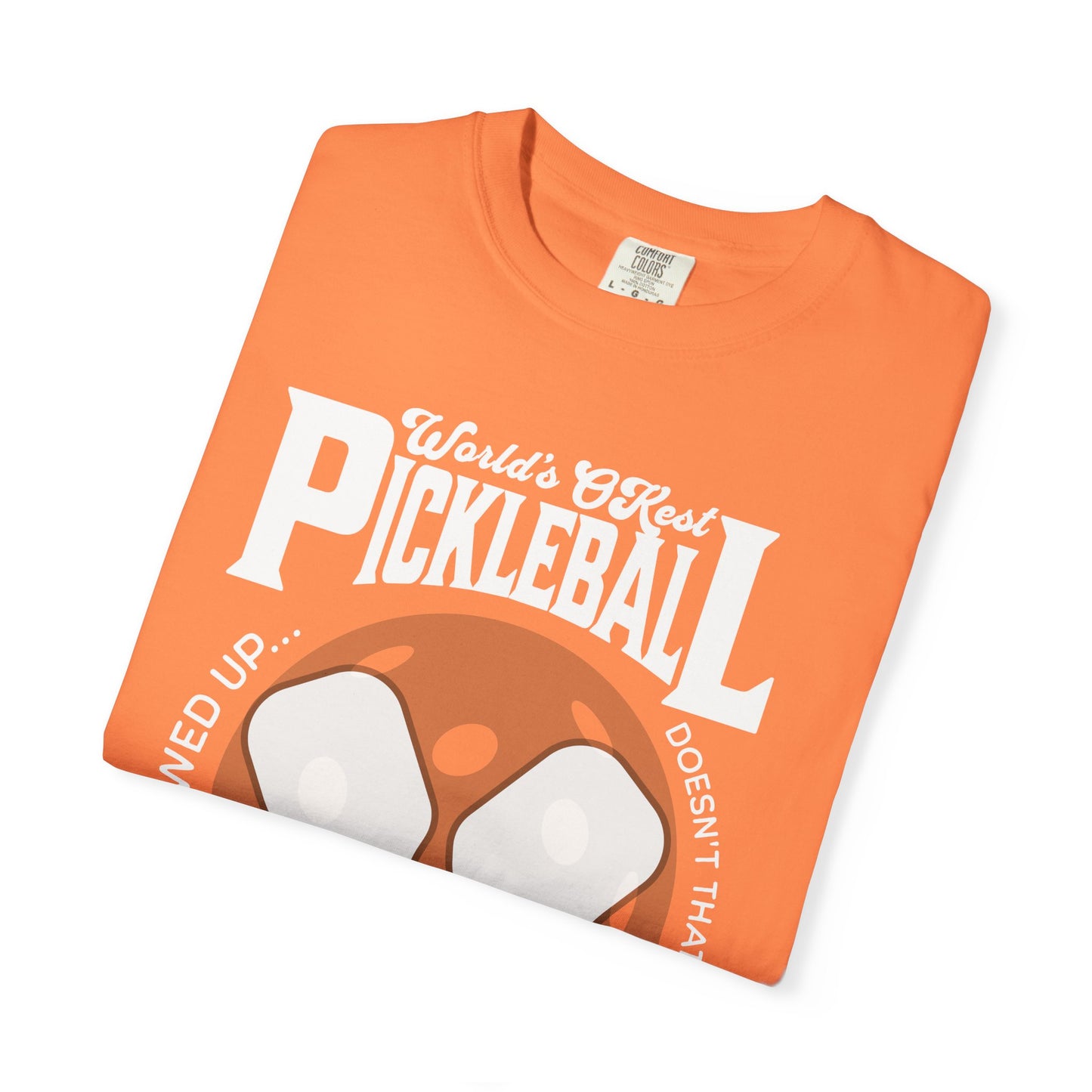 World's OKest Pickleball Player T-Shirt - Unisex Tee COMFORT COLORS funny pickleball shirt