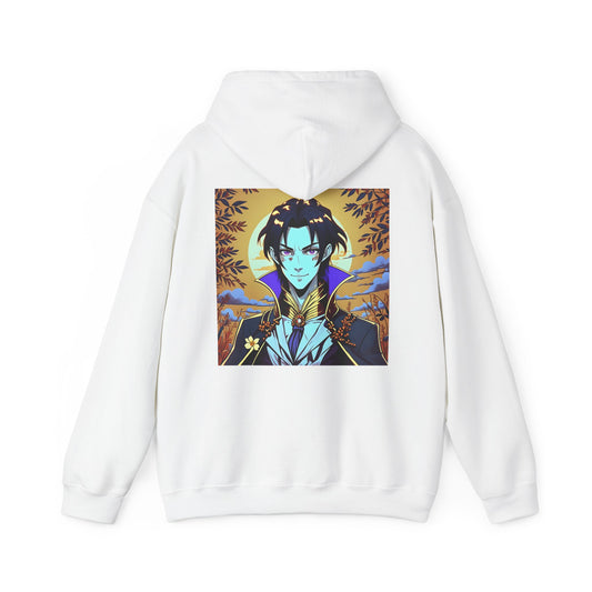 Sudadera con capucha de anime de vampiro para Halloween, unisex, mezcla pesada, Gildan 18500