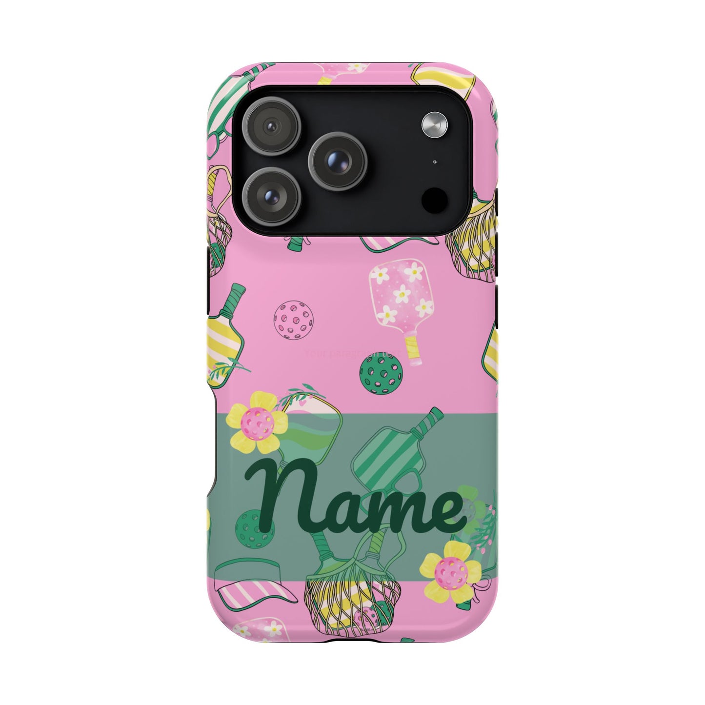 Pickleball Pro: Custom Magnetic Tough Case Personalized