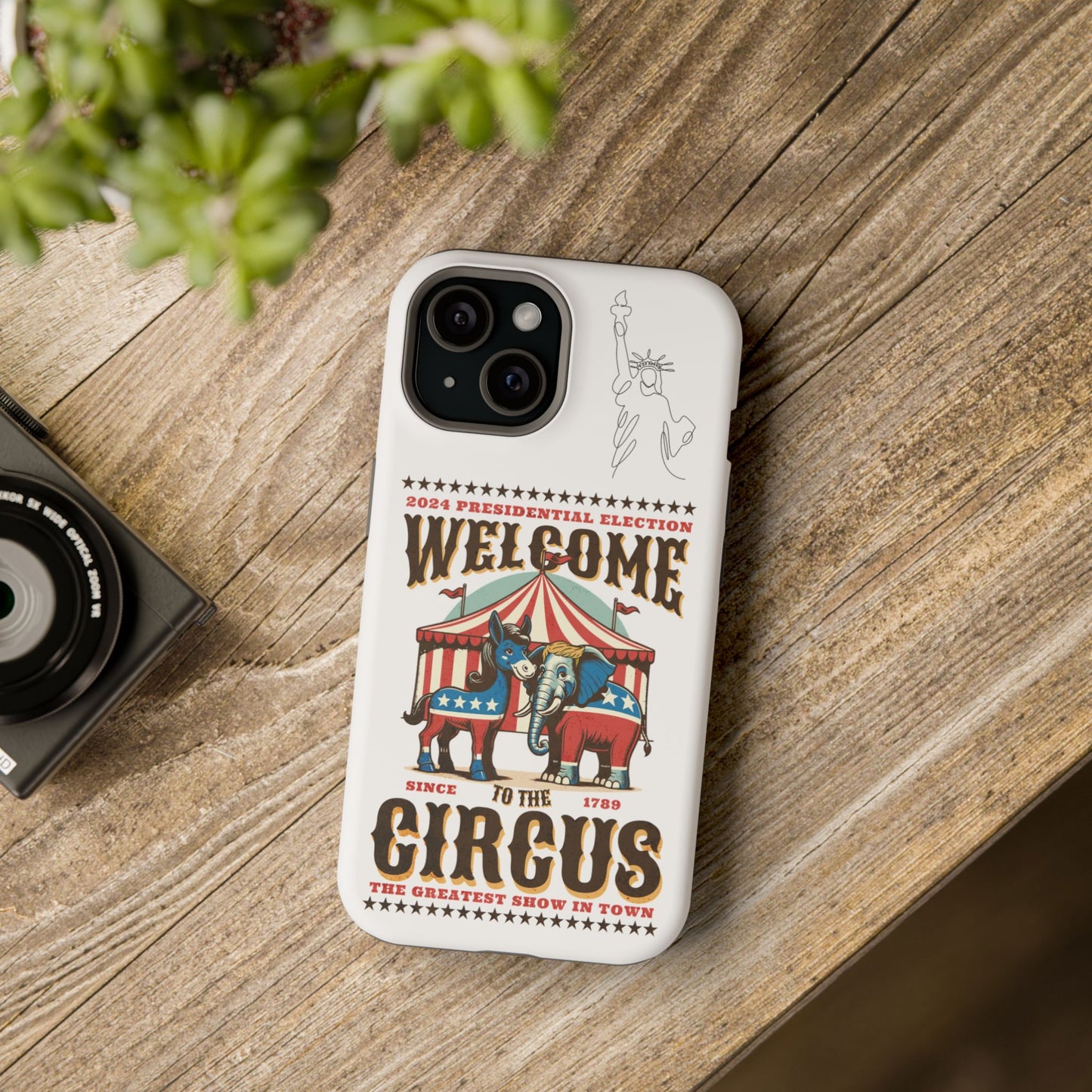 Political phone case - Magnetic Phone Case for iPhone