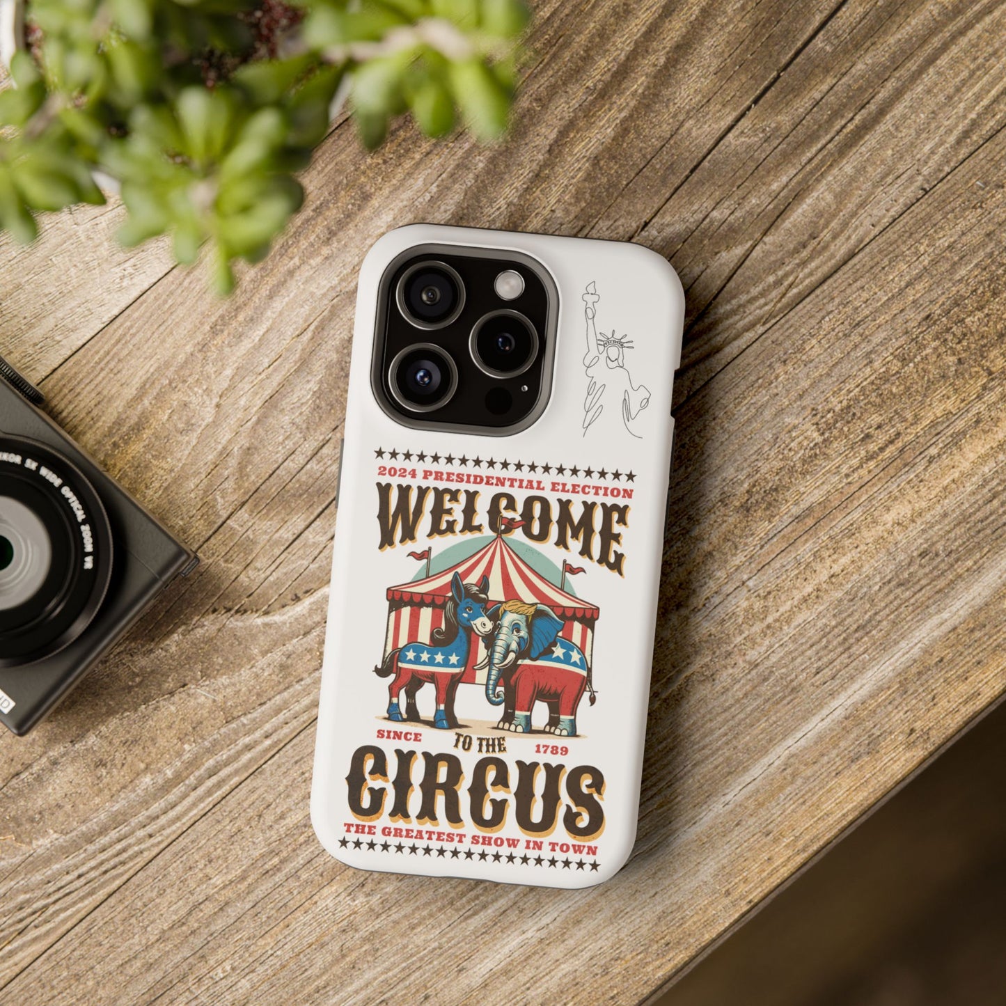 Political phone case - Magnetic Phone Case for iPhone