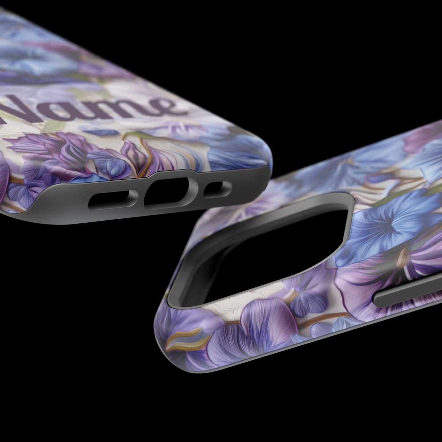 September Birth Flower Phone Case • Morning Glory iPhone Cover • Purple MagSafe Gift