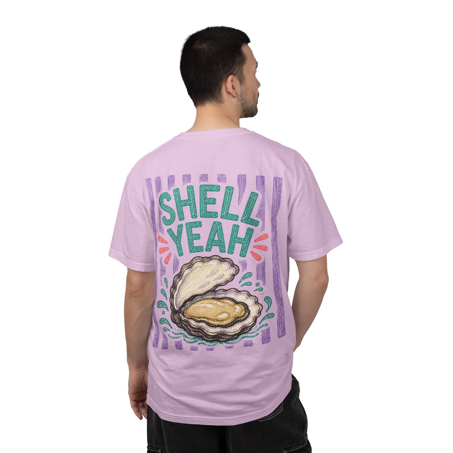 Shell Yeah Oyster Shirt | Comfort Colors 1717 | Funny Cajun Seafood Tee | Cajun Deb Collection