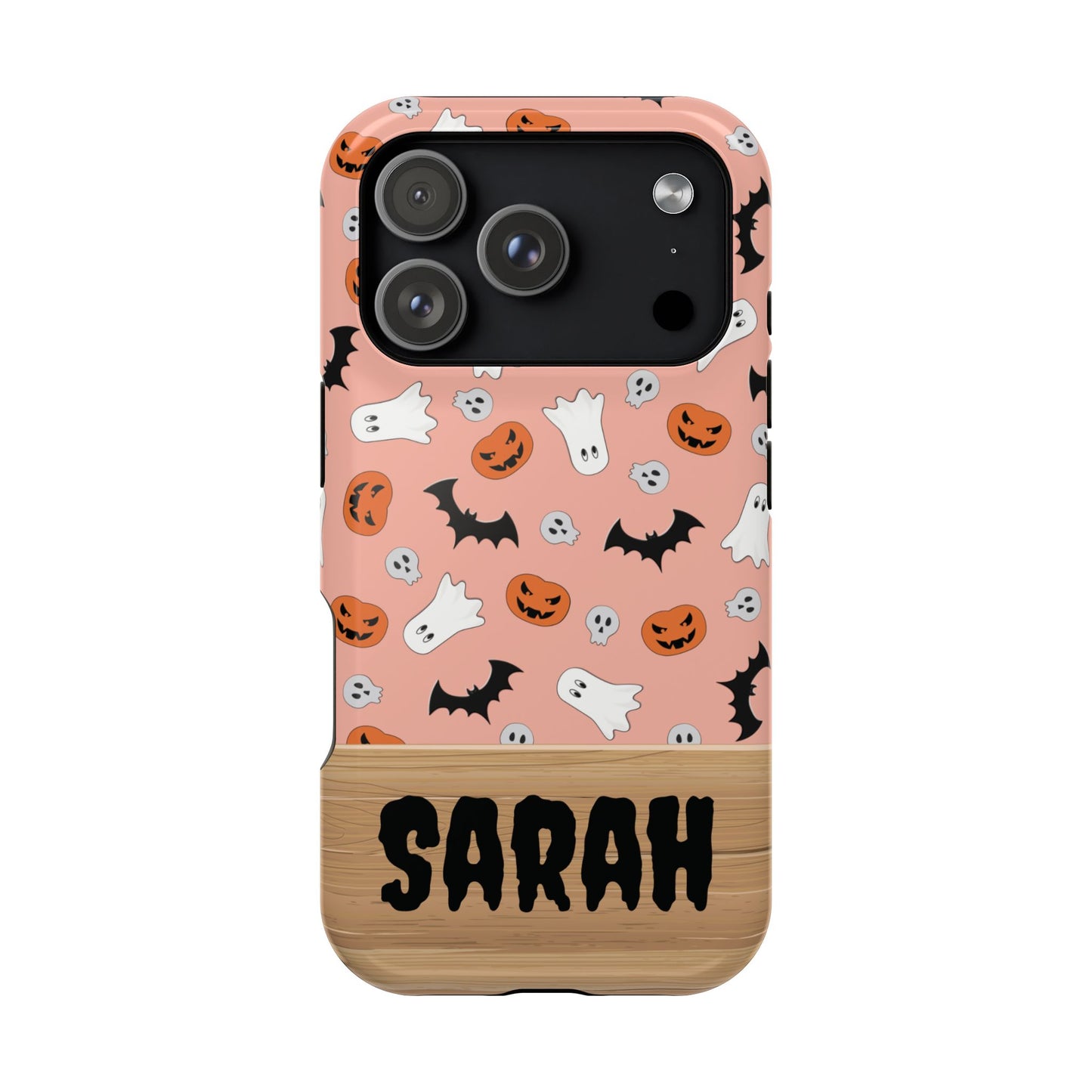 Custom, Personalized Halloween Magnetic Tough Cases for iPhone -ghost bat pumpkin
