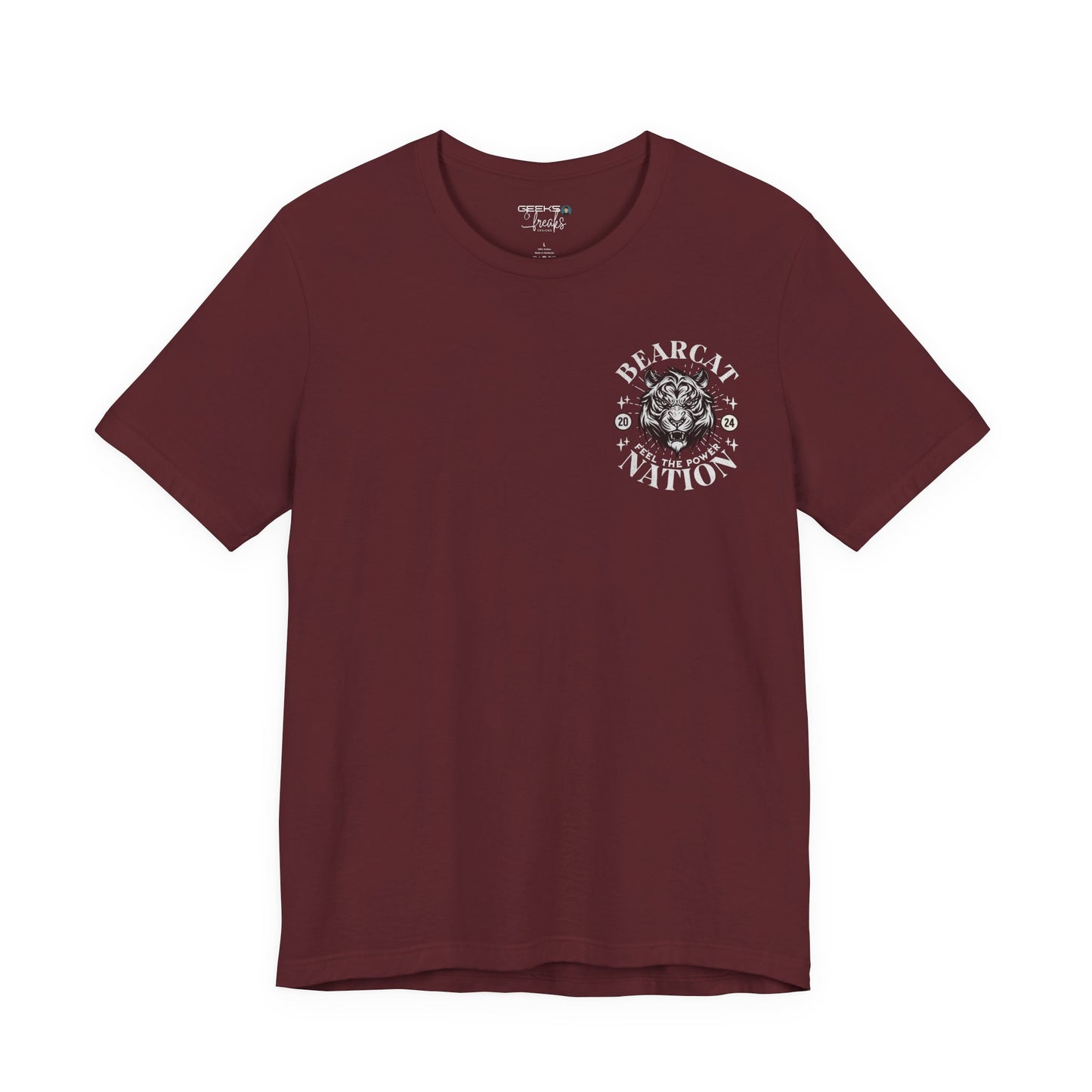 Bearcat Nation POCKET DESIGN - Bella Canvas 3001 Unisex Jersey Short Sleeve Tee