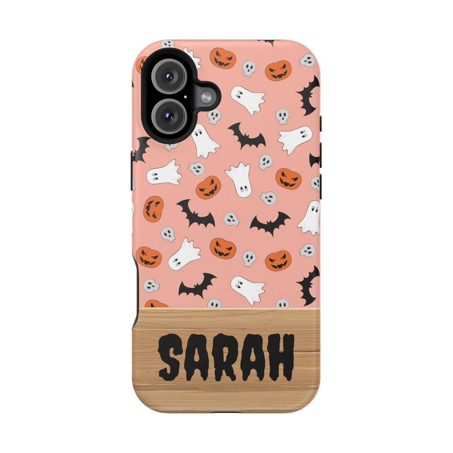Custom, Personalized Halloween Magnetic Tough Cases for iPhone -ghost bat pumpkin