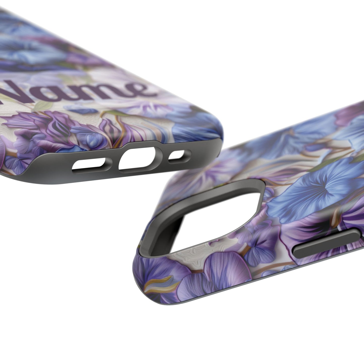September Birth Flower Phone Case • Morning Glory iPhone Cover • Purple MagSafe Gift