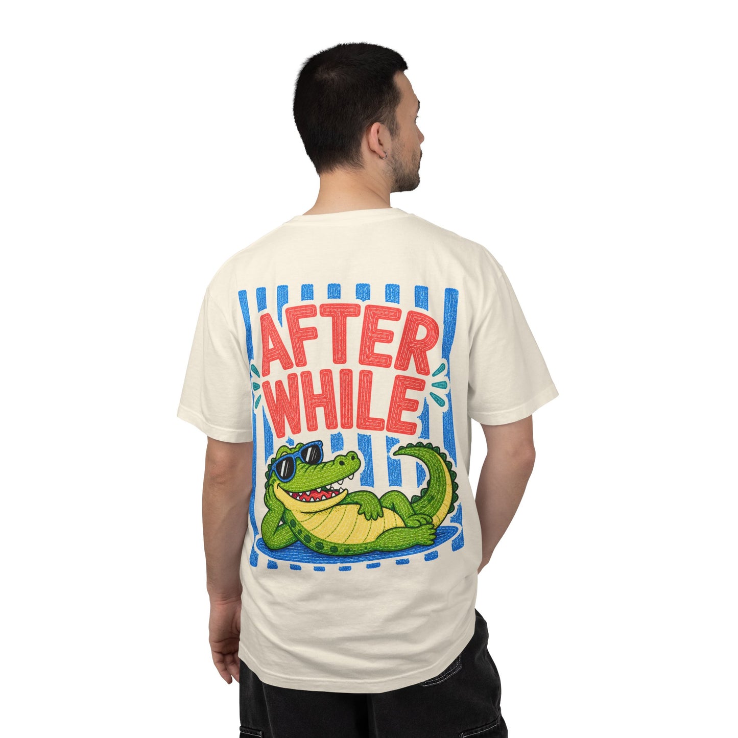 After While Crocodile T-Shirt | Comfort Colors 1717 | Funny Southern Alligator Tee | Cajun Deb Collection