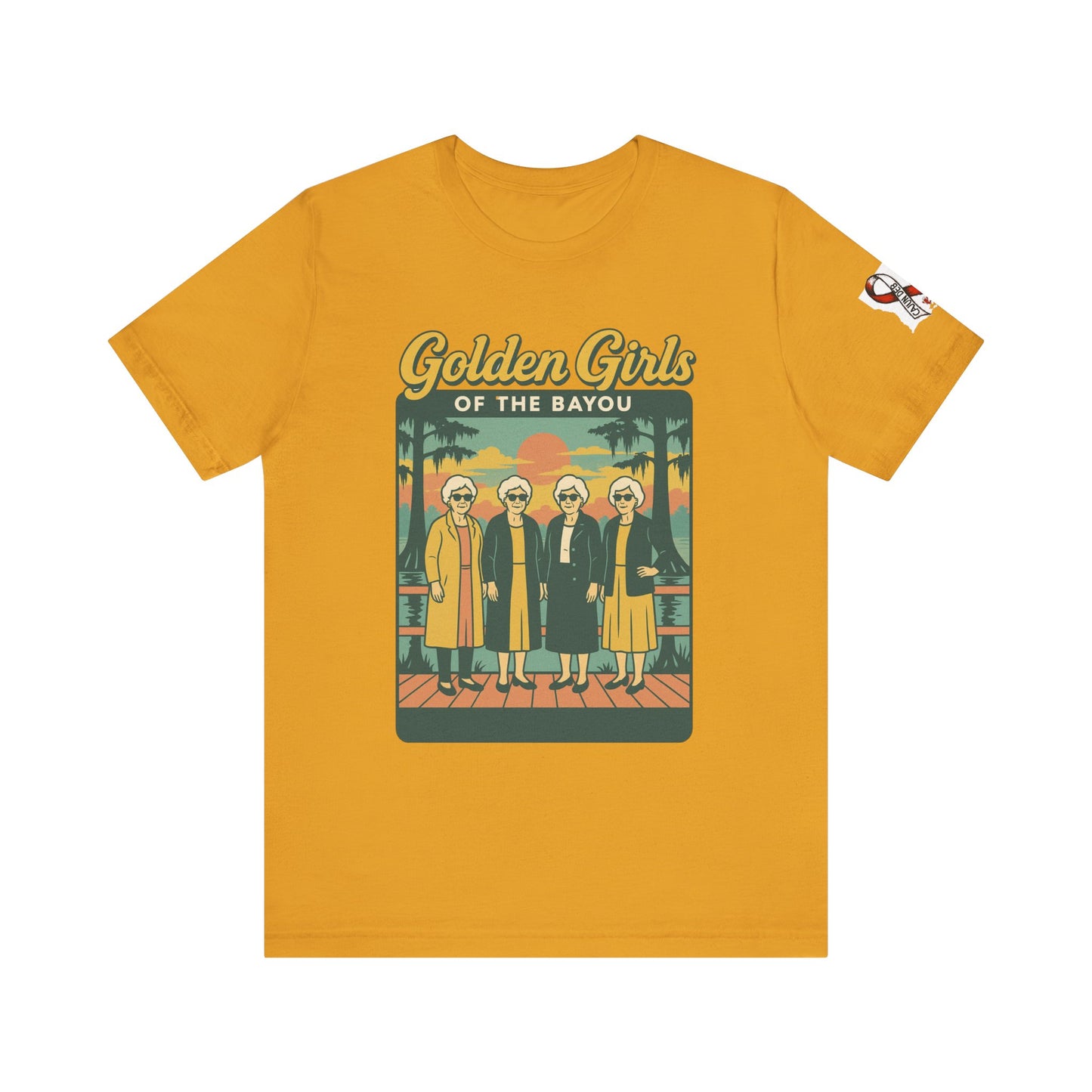 CAJUN DEB Golden Girls of the Bayou shirt Unisex Jersey Short Sleeve Tee Bella Canvas 3001 T-Shirt MDS Awareness