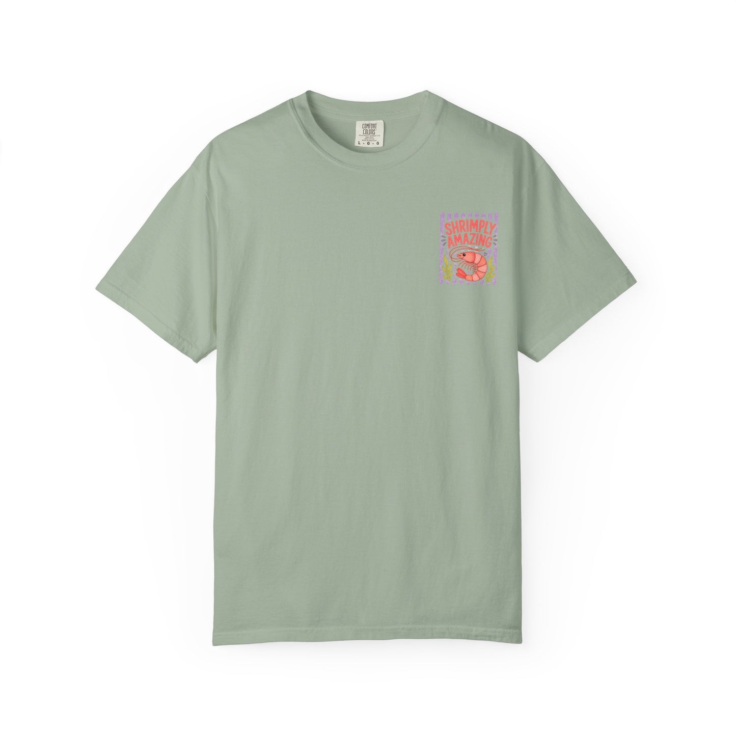 Shrimply Amazing Shrimp Shirt | Comfort Colors 1717 | Funny Seafood Tee | Cajun Deb Collection
