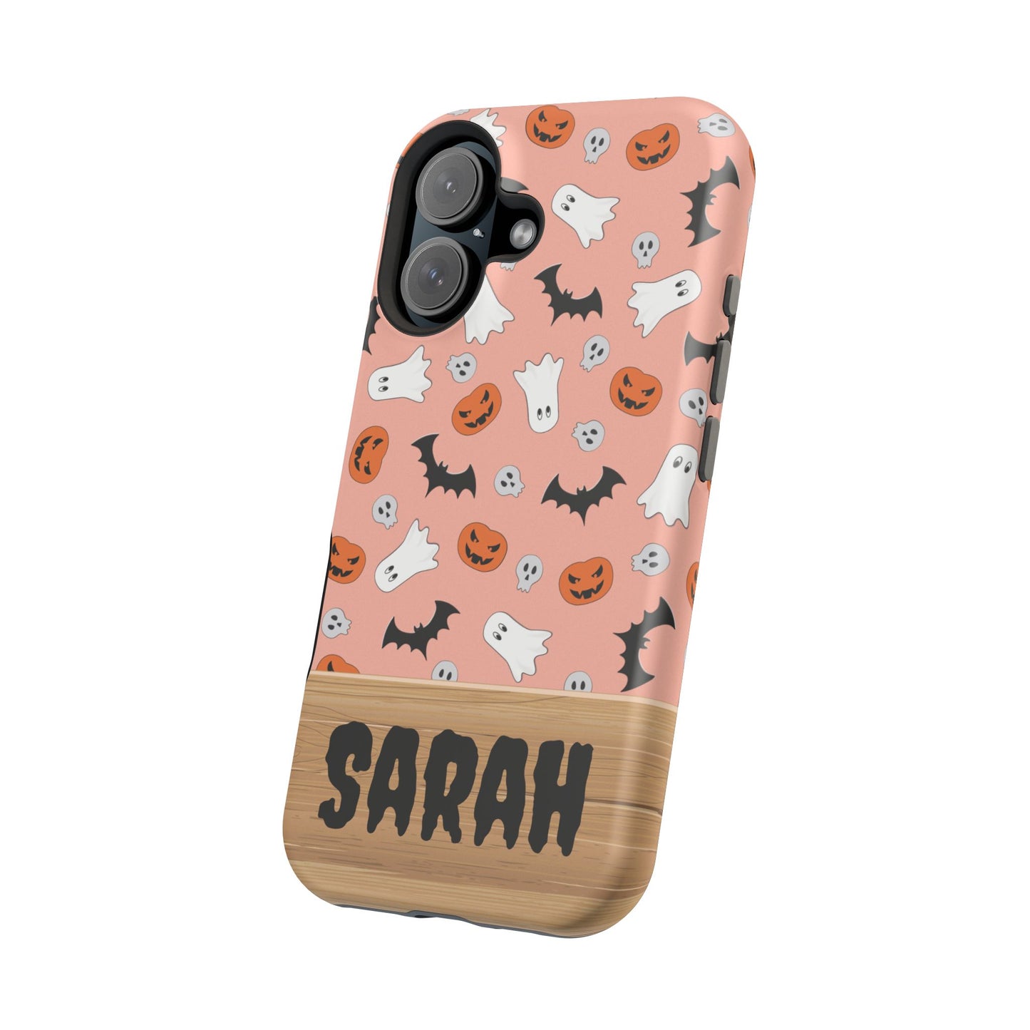 Custom, Personalized Halloween Magnetic Tough Cases for iPhone -ghost bat pumpkin