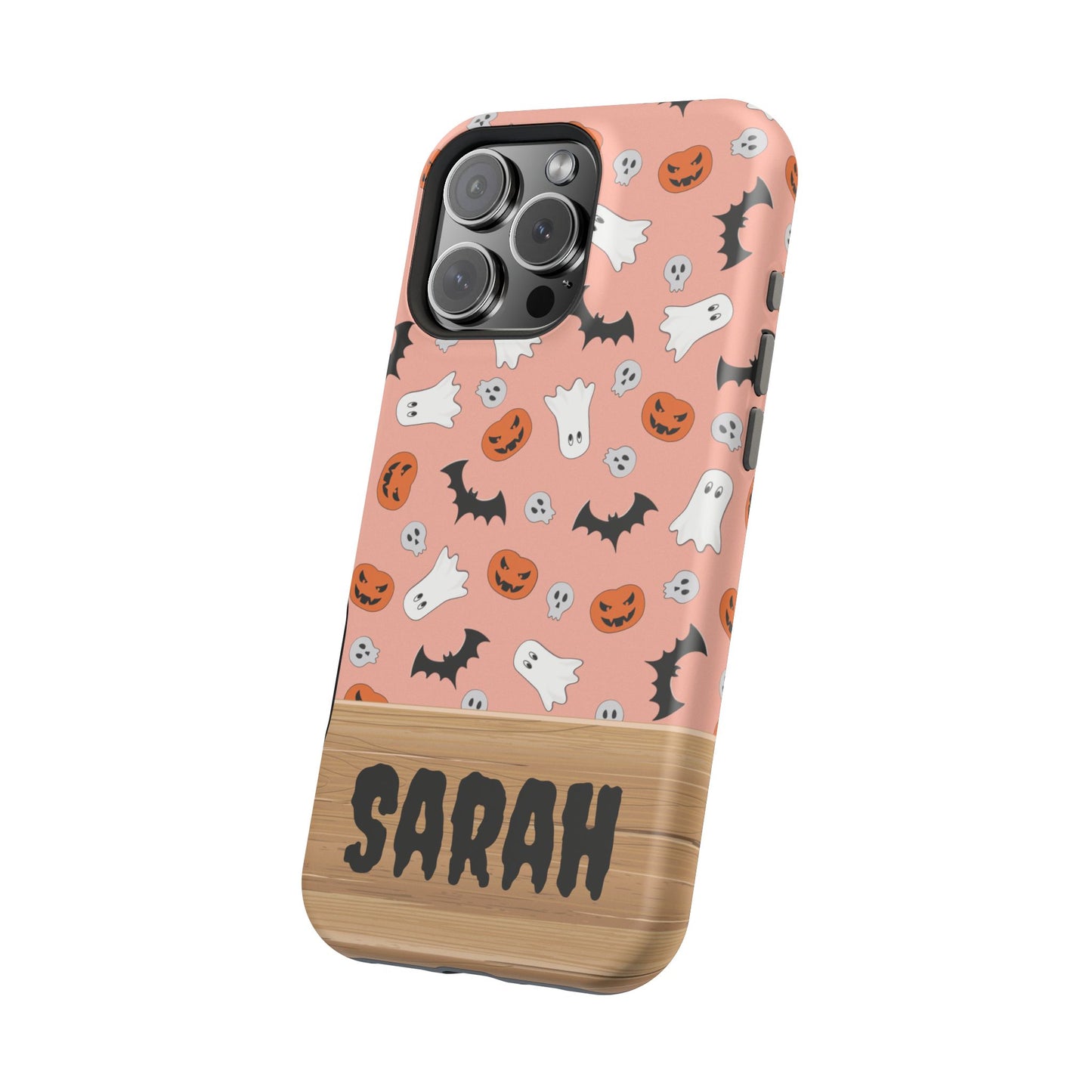 Custom, Personalized Halloween Magnetic Tough Cases for iPhone -ghost bat pumpkin