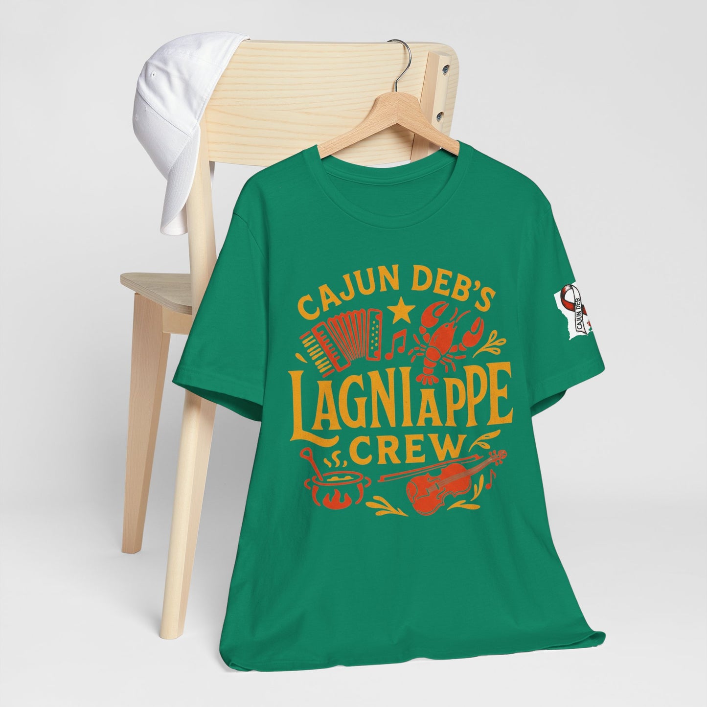 CAJUN DEB Lagniappe Crew shirt Unisex Jersey Short Sleeve Tee Bella Canvas 3001 T-Shirt MDS Awareness