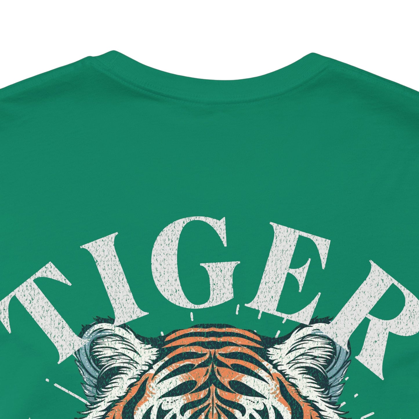 Tiger Nation Two-Sided Graphic T-shirt - Bella Canvas 3001 Unisex Jersey Short Sleeve Tee