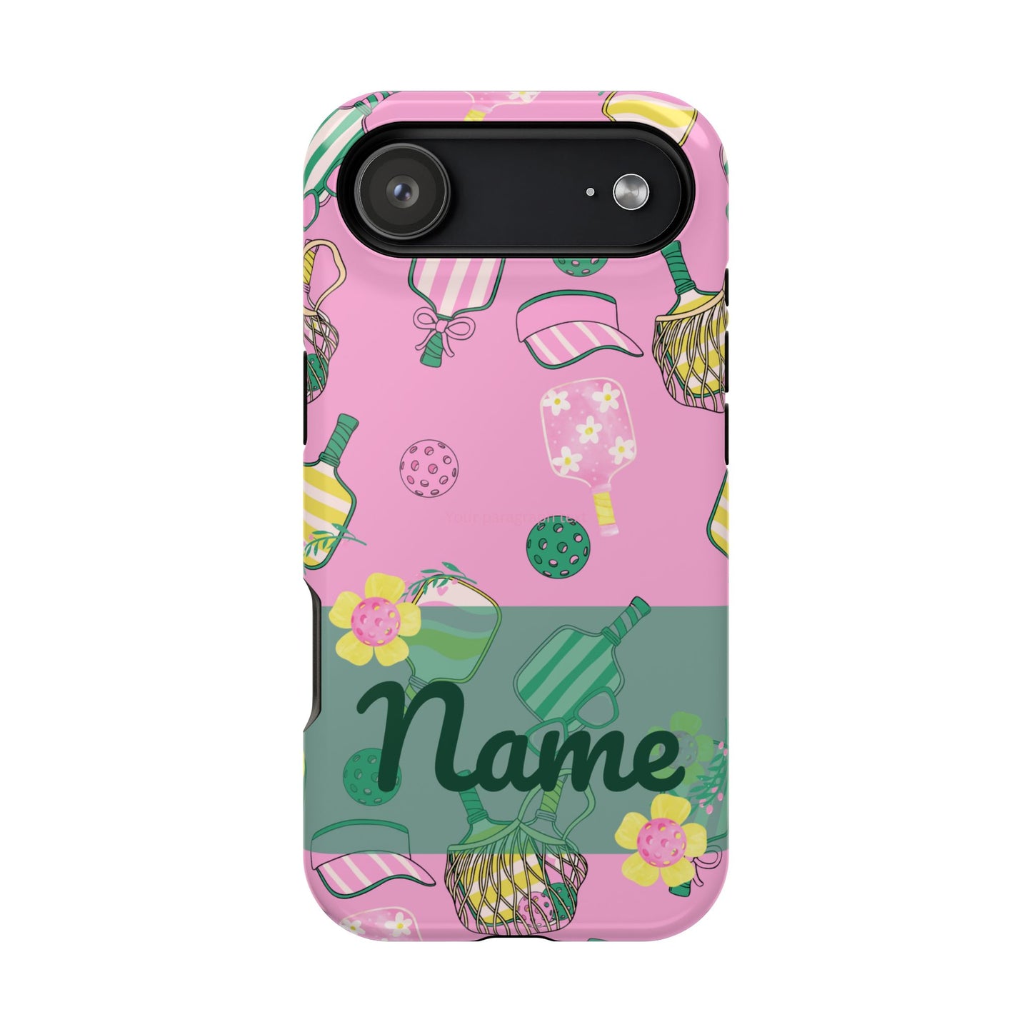 Pickleball Pro: Custom Magnetic Tough Case Personalized