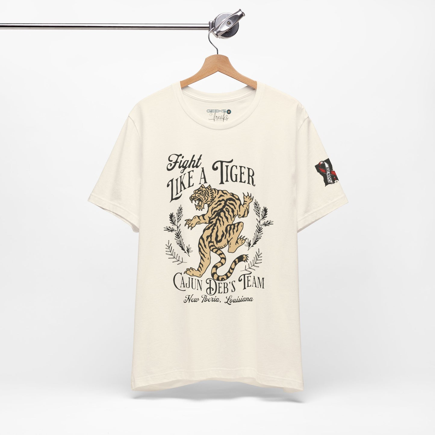 CAJUN DEB Fight Like a Tiger Tough Cancer MDS Awareness Tee, Unisex Support Tee, Gift for Cancer Fighters, Motivational T-Shirt Bella+Canva 3001
