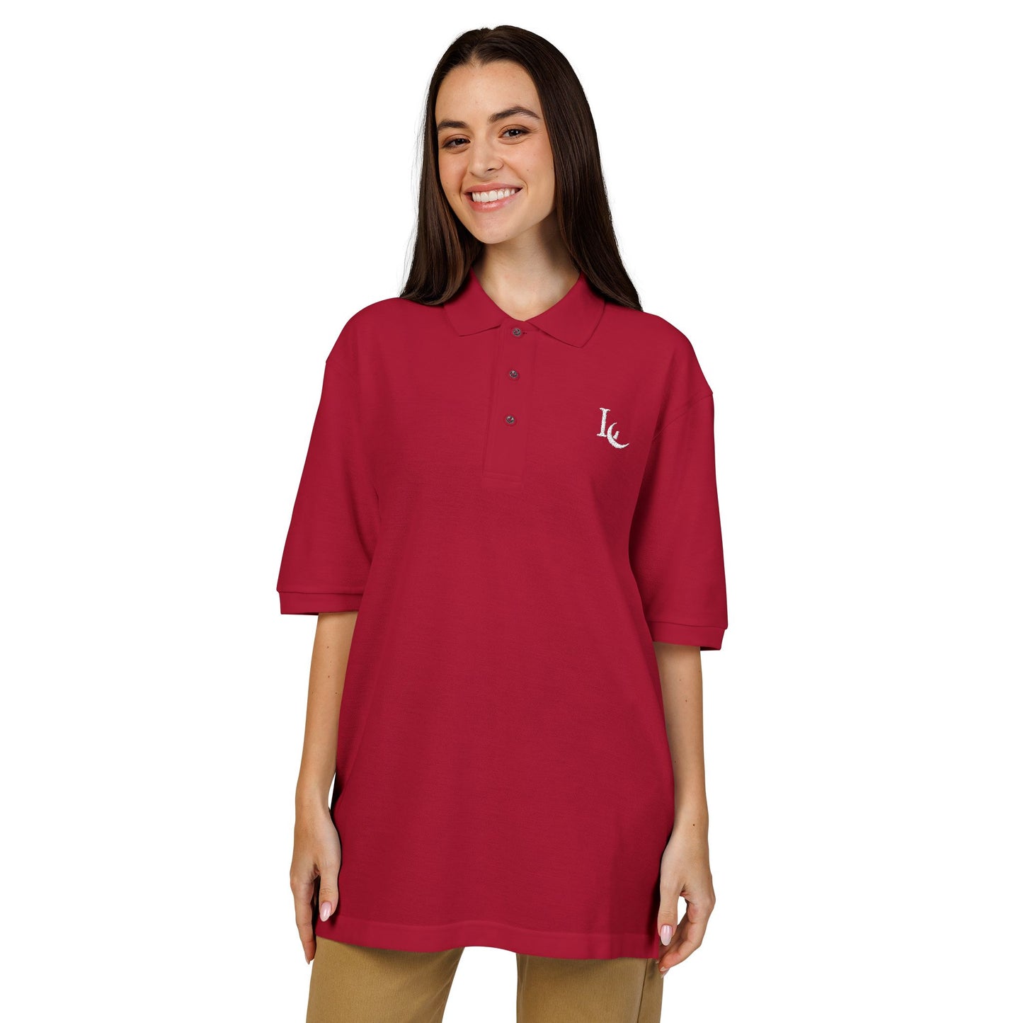FAMILY ONLY - LC Embroidered Logo Polo Shirt — Classic Corporate Polo