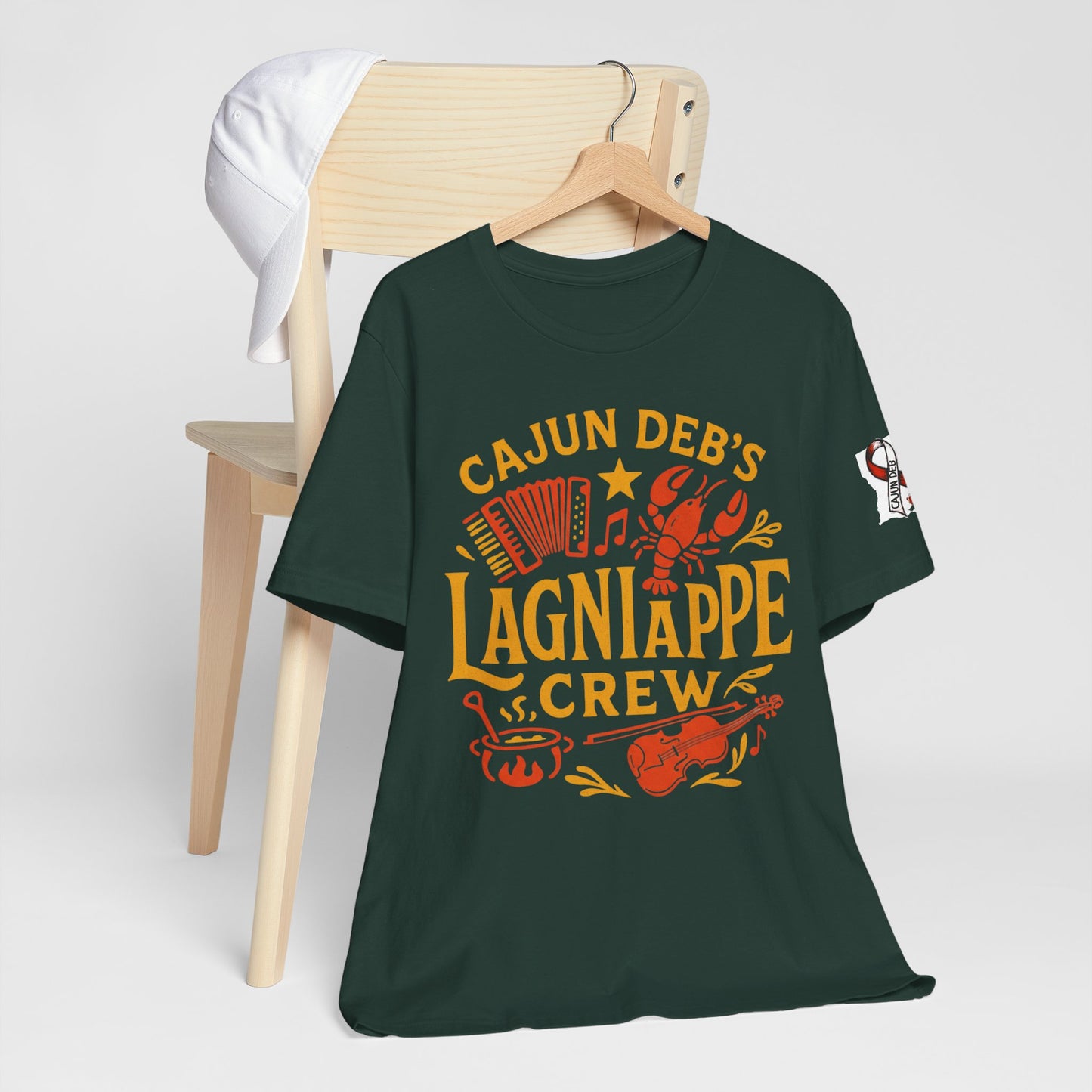 CAJUN DEB Lagniappe Crew shirt Unisex Jersey Short Sleeve Tee Bella Canvas 3001 T-Shirt MDS Awareness