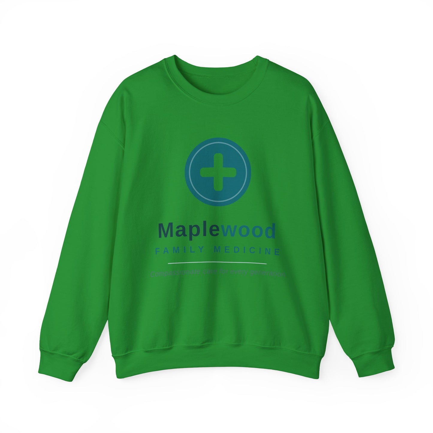 Custom Medical Office Logo Sweatshirt Clinic Team Gift Personalized Practice Crewneck Gildan 18000