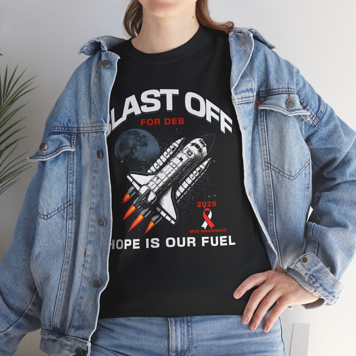 CAJUN DEB Blast Off Rocket GILDAN 5000 Unisex Heavy Cotton Tee, Trendy Graphic Tee