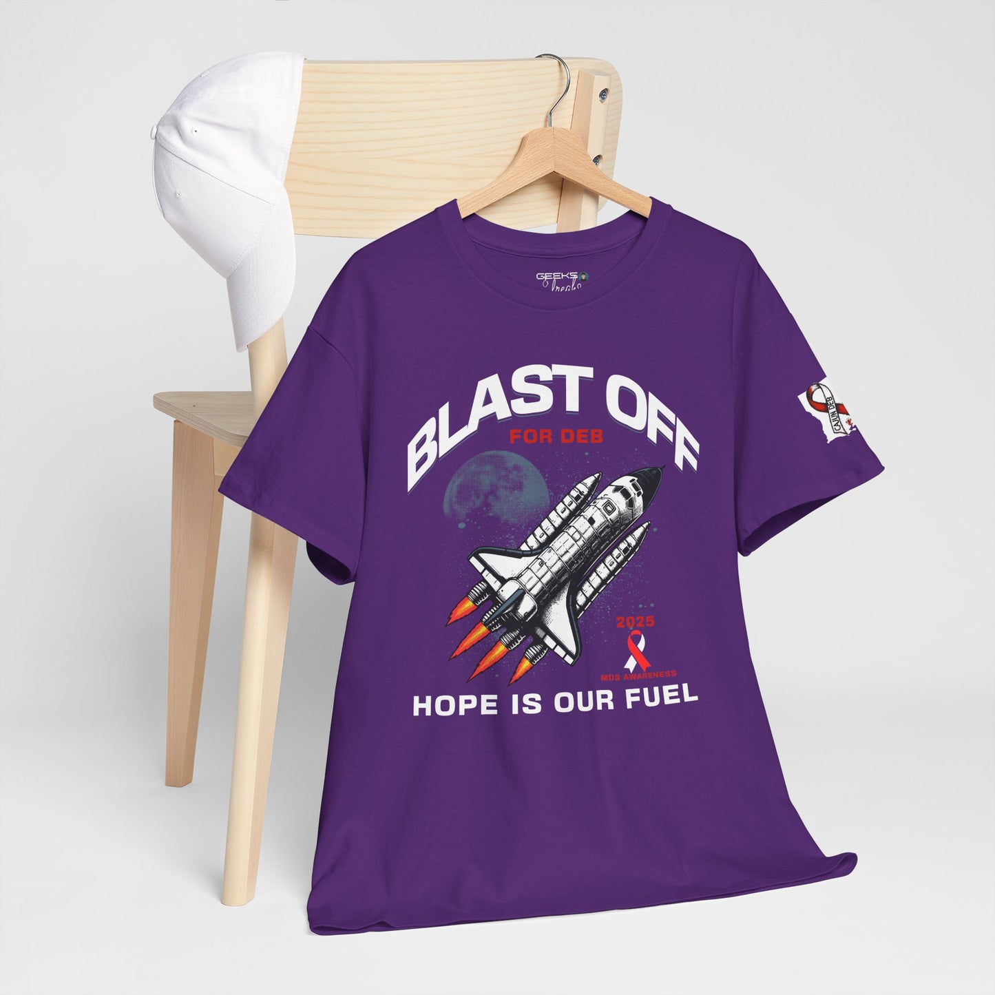 CAJUN DEB Blast Off Rocket GILDAN 5000 Unisex Heavy Cotton Tee, Trendy Graphic Tee