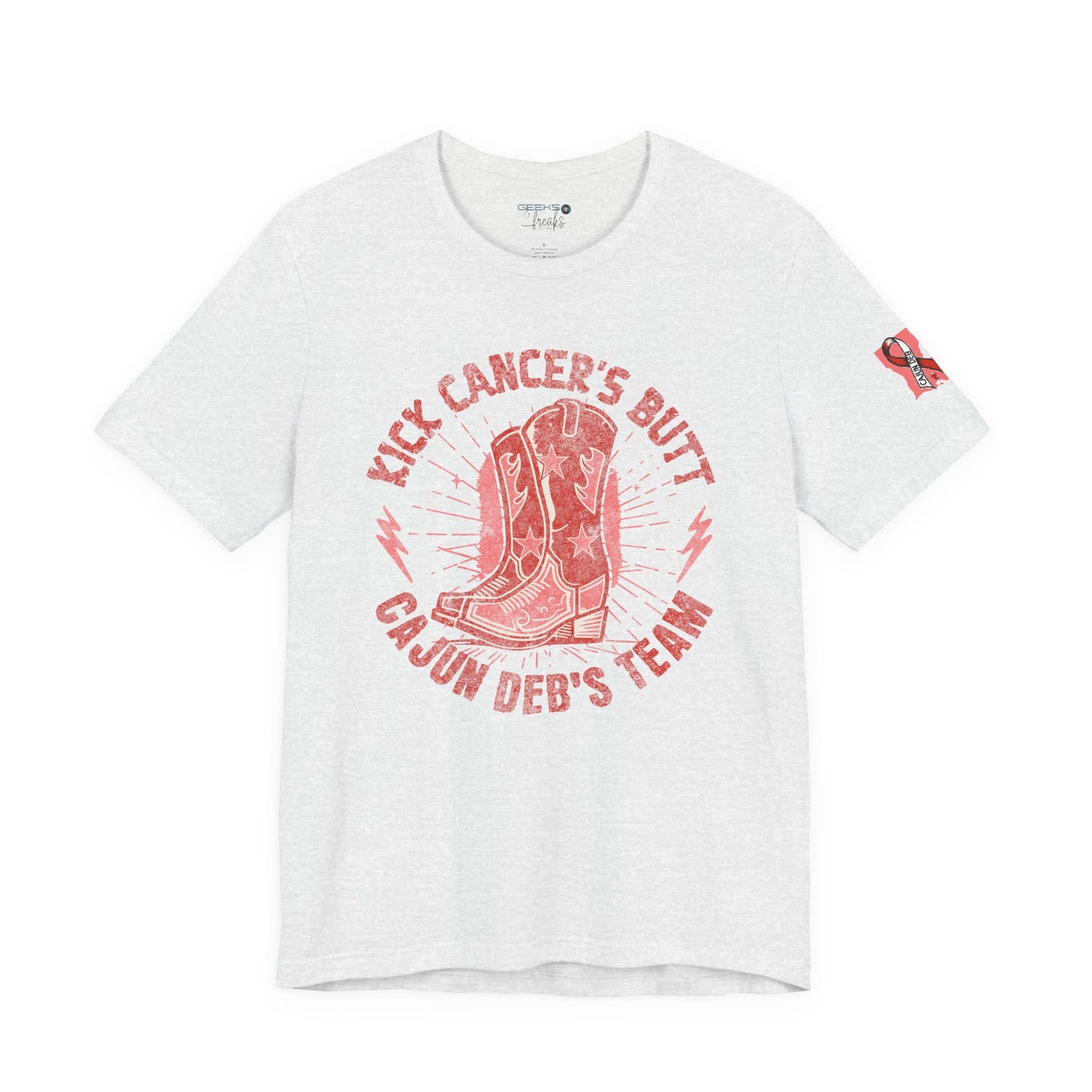 Cajun Deb's Cancer MDS Awareness Tee, Kick Cancer's Butt Shirt, Unisex Support Tee, Gift for Cancer Fighters, Motivational T-Shirt Bella+Canva 3001