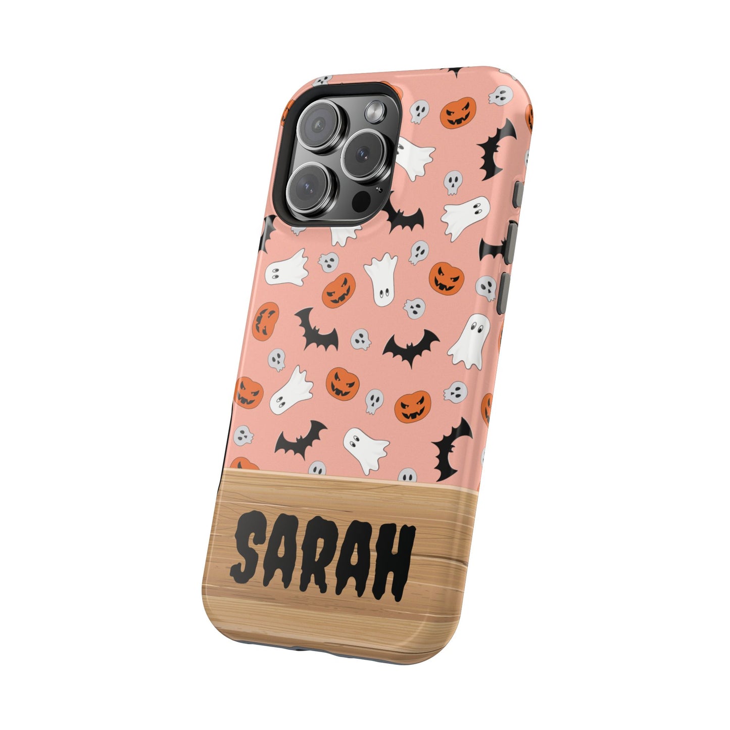 Custom, Personalized Halloween Magnetic Tough Cases for iPhone -ghost bat pumpkin