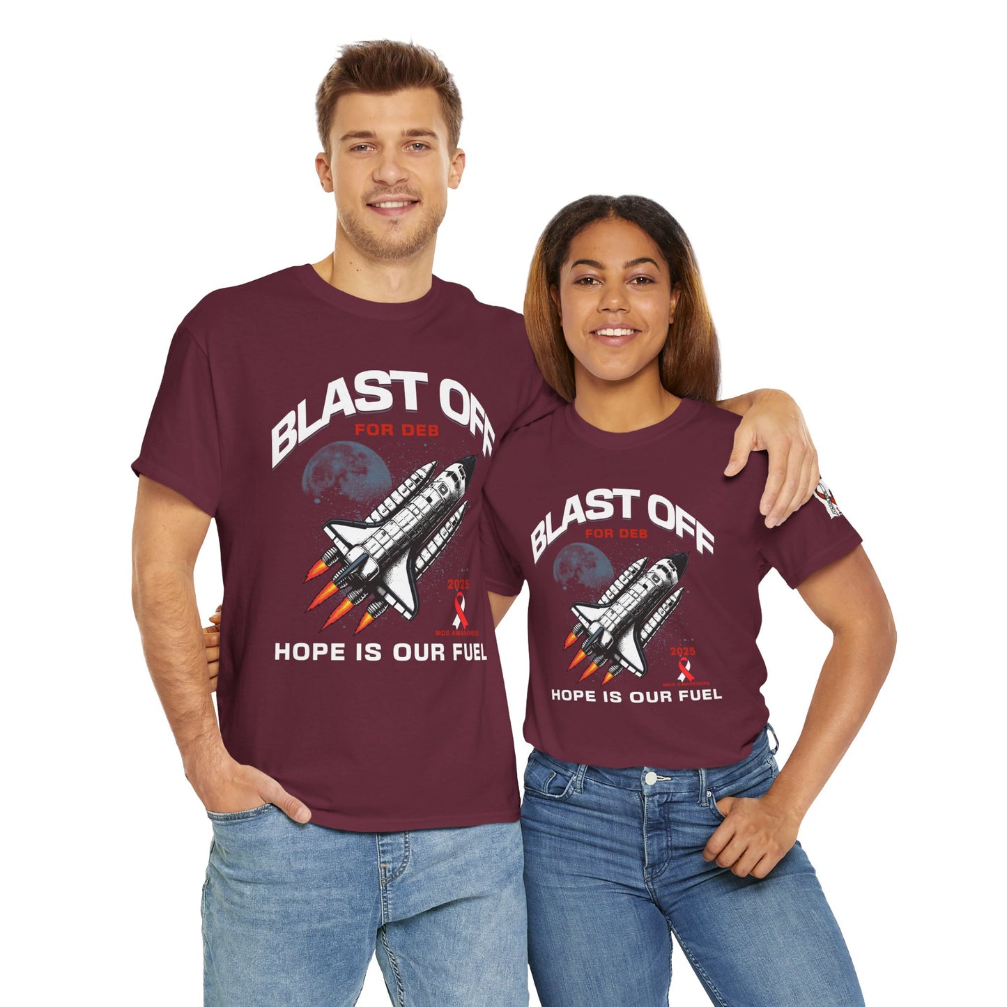 CAJUN DEB Blast Off Rocket GILDAN 5000 Unisex Heavy Cotton Tee, Trendy Graphic Tee