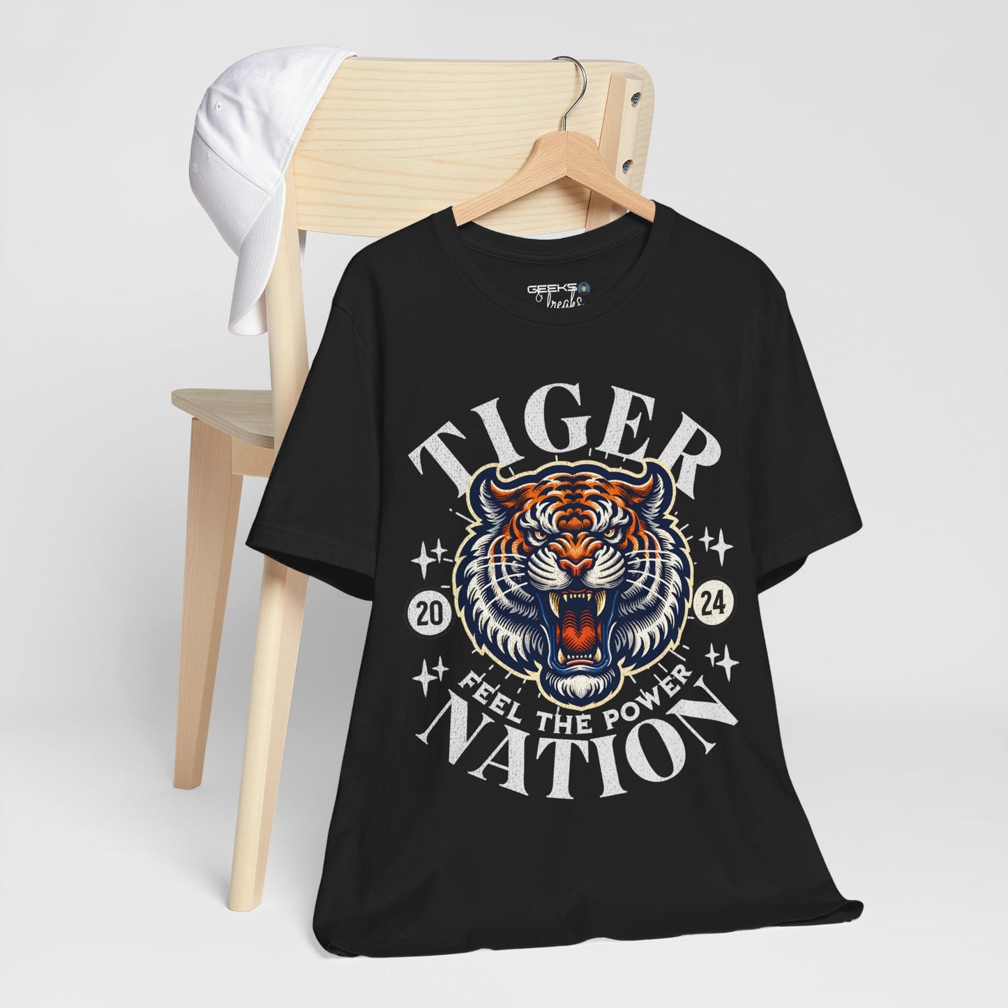 Tiger Nation - Bella Canvas 3001 Unisex Jersey Short Sleeve Tee