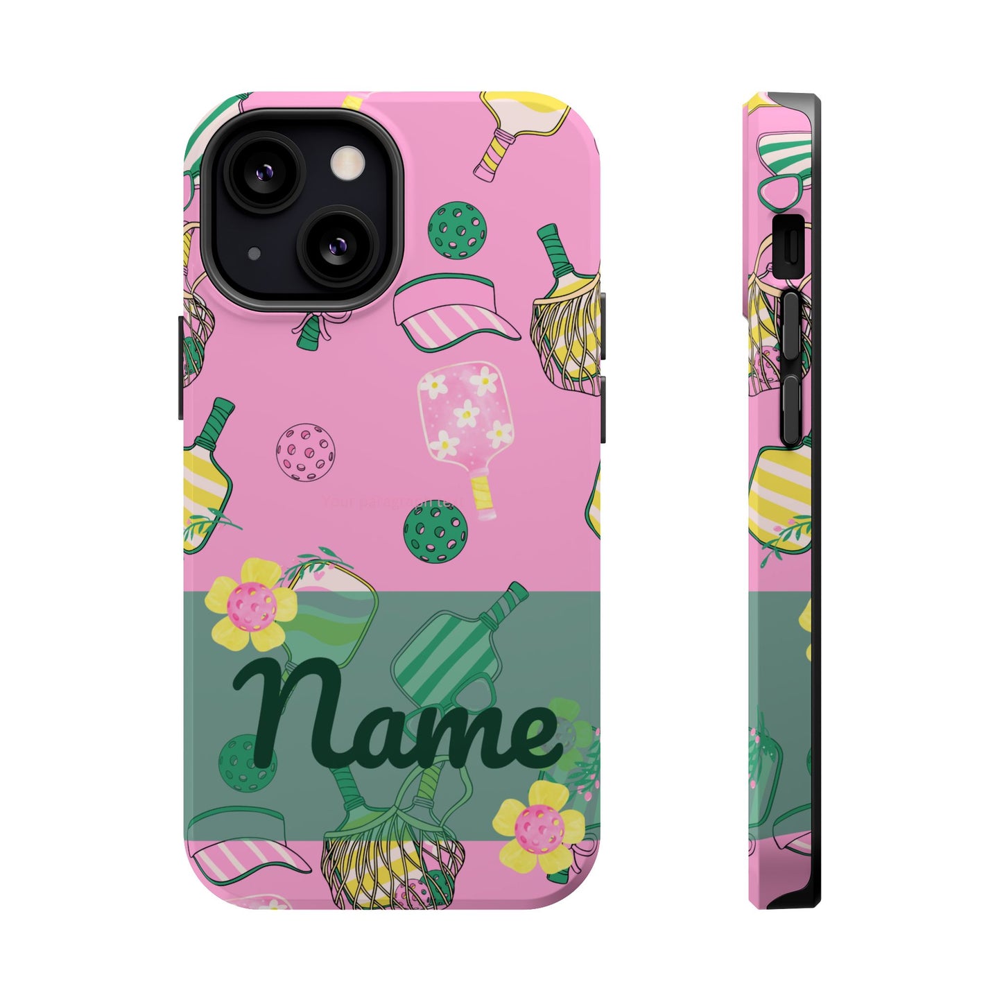 Pickleball Pro: Custom Magnetic Tough Case Personalized