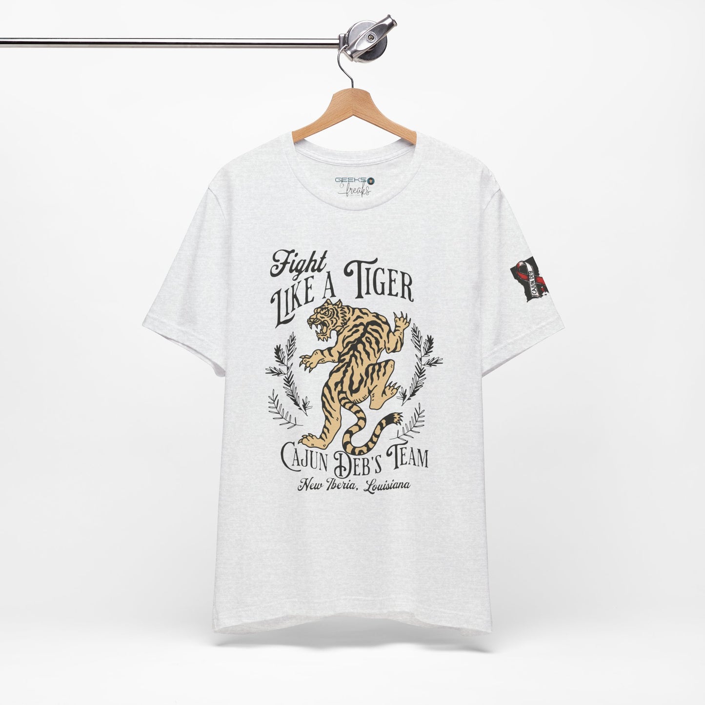 CAJUN DEB Fight Like a Tiger Tough Cancer MDS Awareness Tee, Unisex Support Tee, Gift for Cancer Fighters, Motivational T-Shirt Bella+Canva 3001